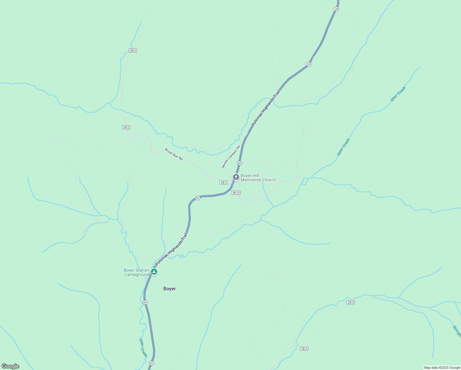 map of restaurants, bars, coffee shops, grocery stores, and more near 12260 Potomac Highlands Trail in Arbovale