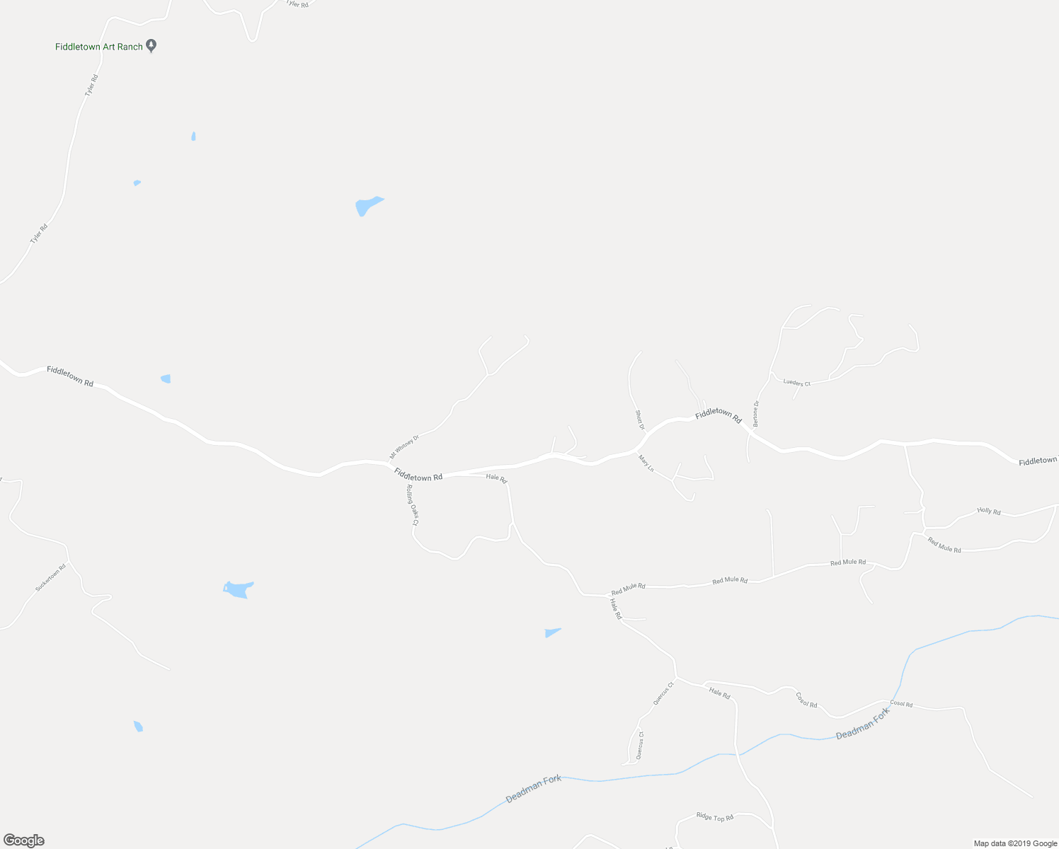 map of restaurants, bars, coffee shops, grocery stores, and more near 16491 Fiddletown Road in Fiddletown