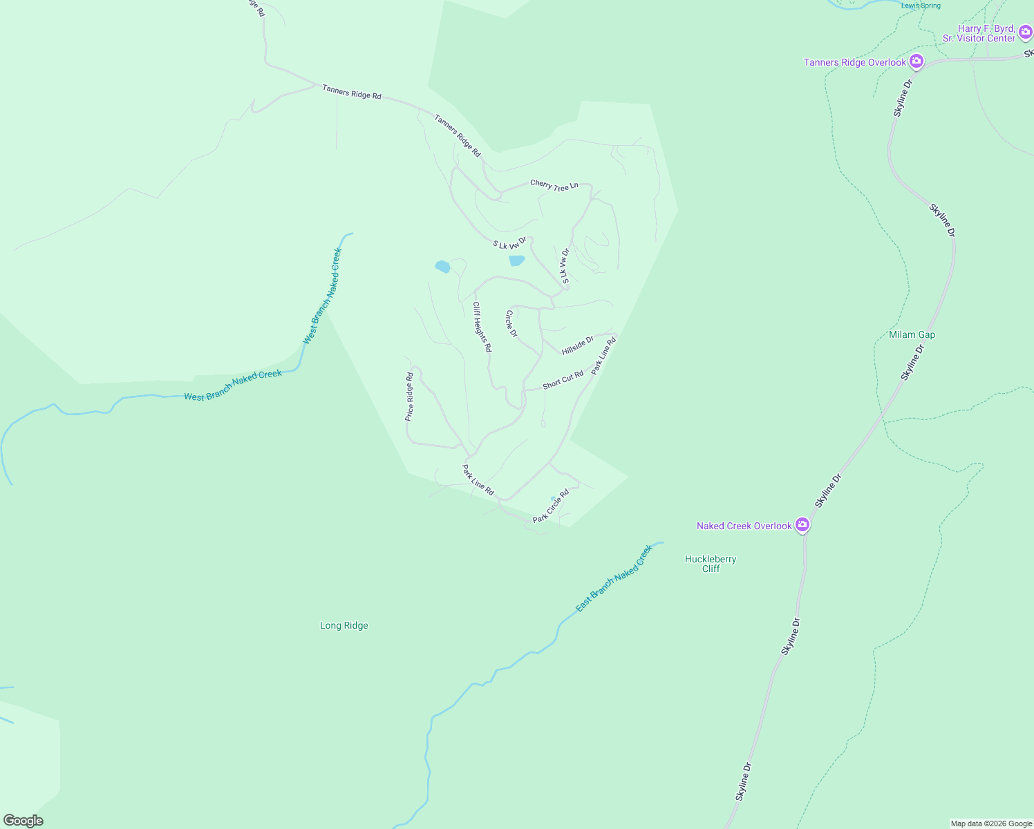 map of restaurants, bars, coffee shops, grocery stores, and more near 858 Cliff Heights Road in Stanley