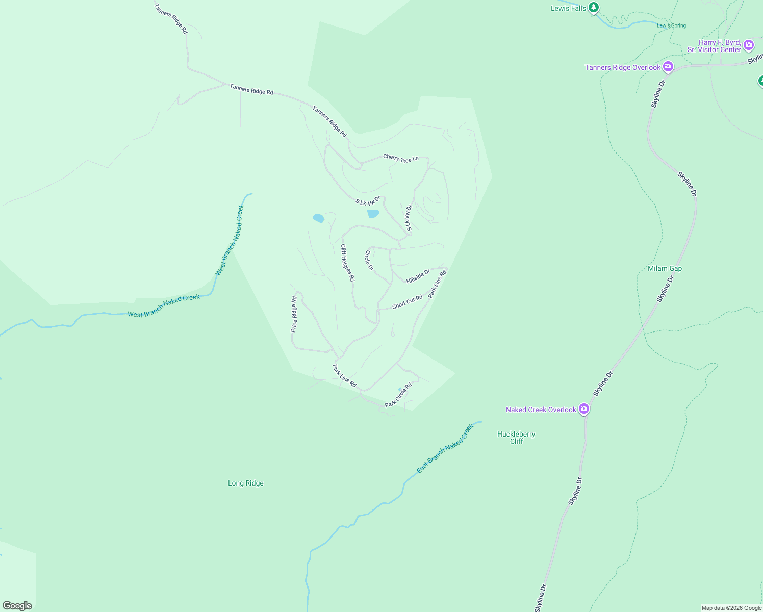 map of restaurants, bars, coffee shops, grocery stores, and more near 858 Cliff Heights Road in Stanley