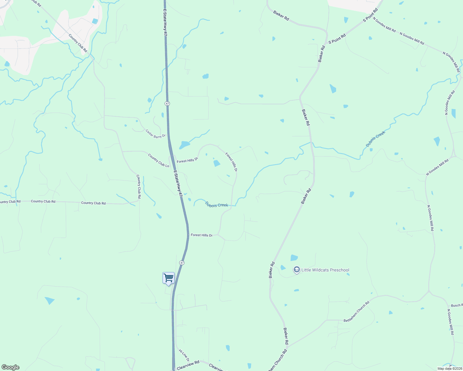 map of restaurants, bars, coffee shops, grocery stores, and more near 11 Autumn Meadow Court in Washington