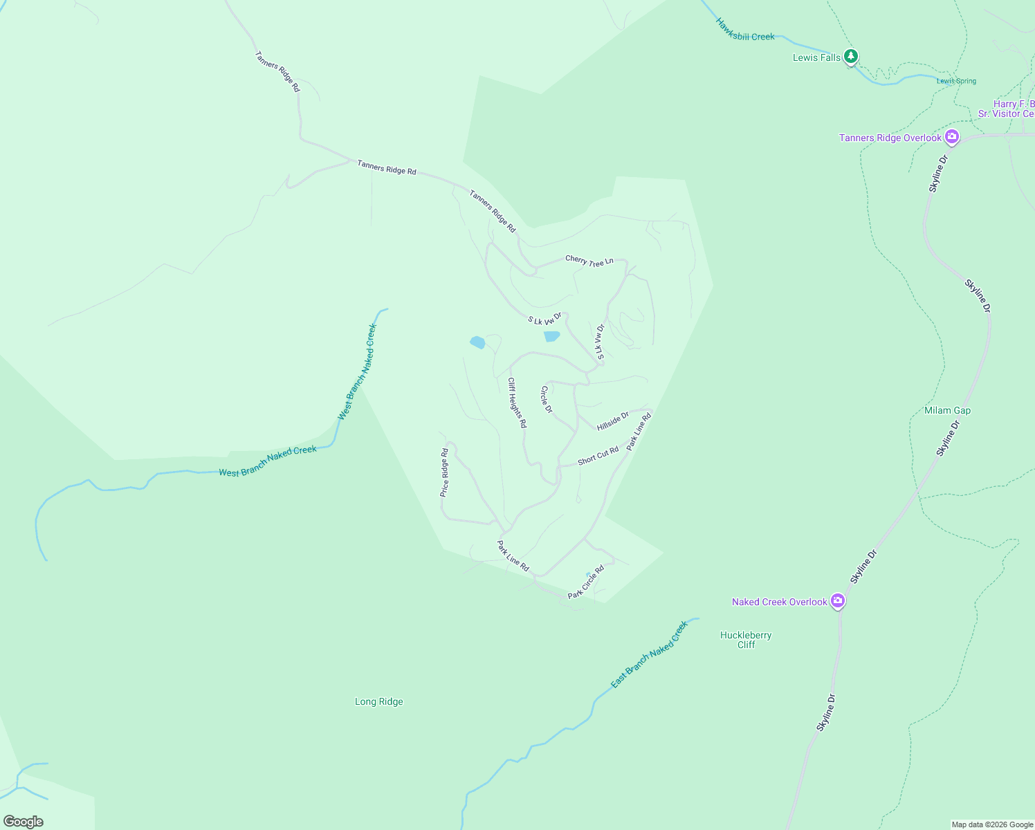 map of restaurants, bars, coffee shops, grocery stores, and more near 568 Cliff Heights Road in Stanley