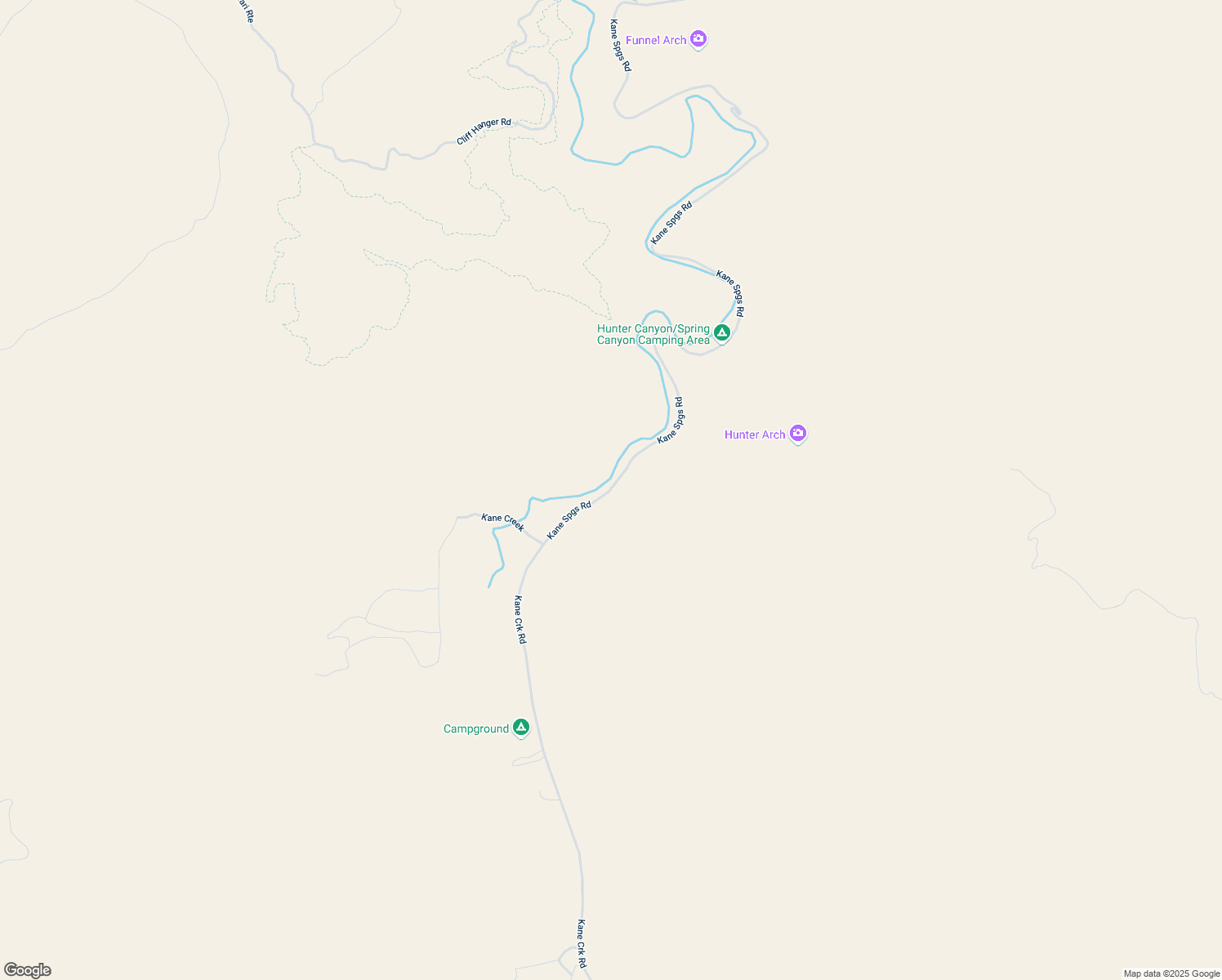 map of restaurants, bars, coffee shops, grocery stores, and more near Moab Kane Creek Boulevard in Moab