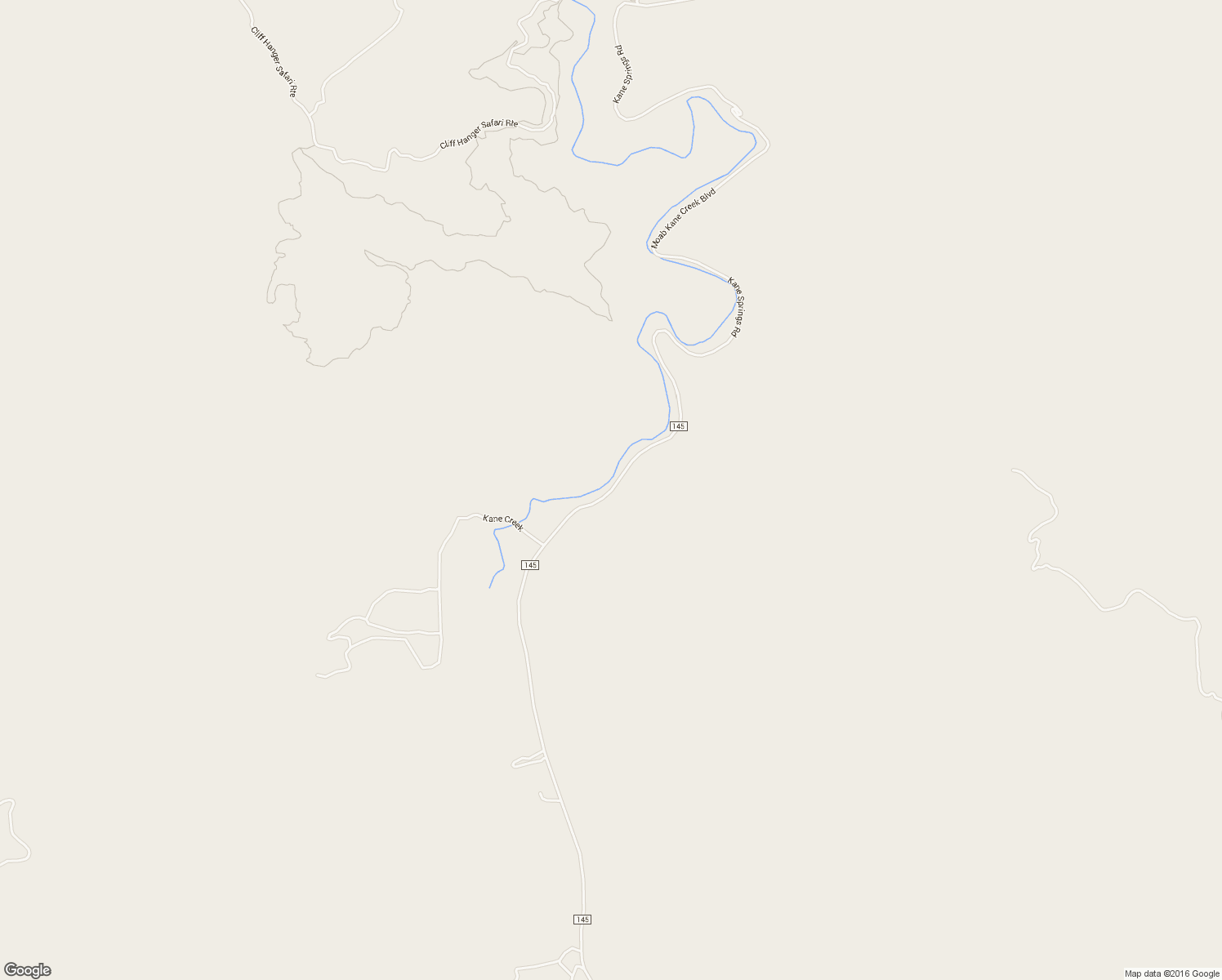 map of restaurants, bars, coffee shops, grocery stores, and more near Moab Kane Creek Boulevard in Moab