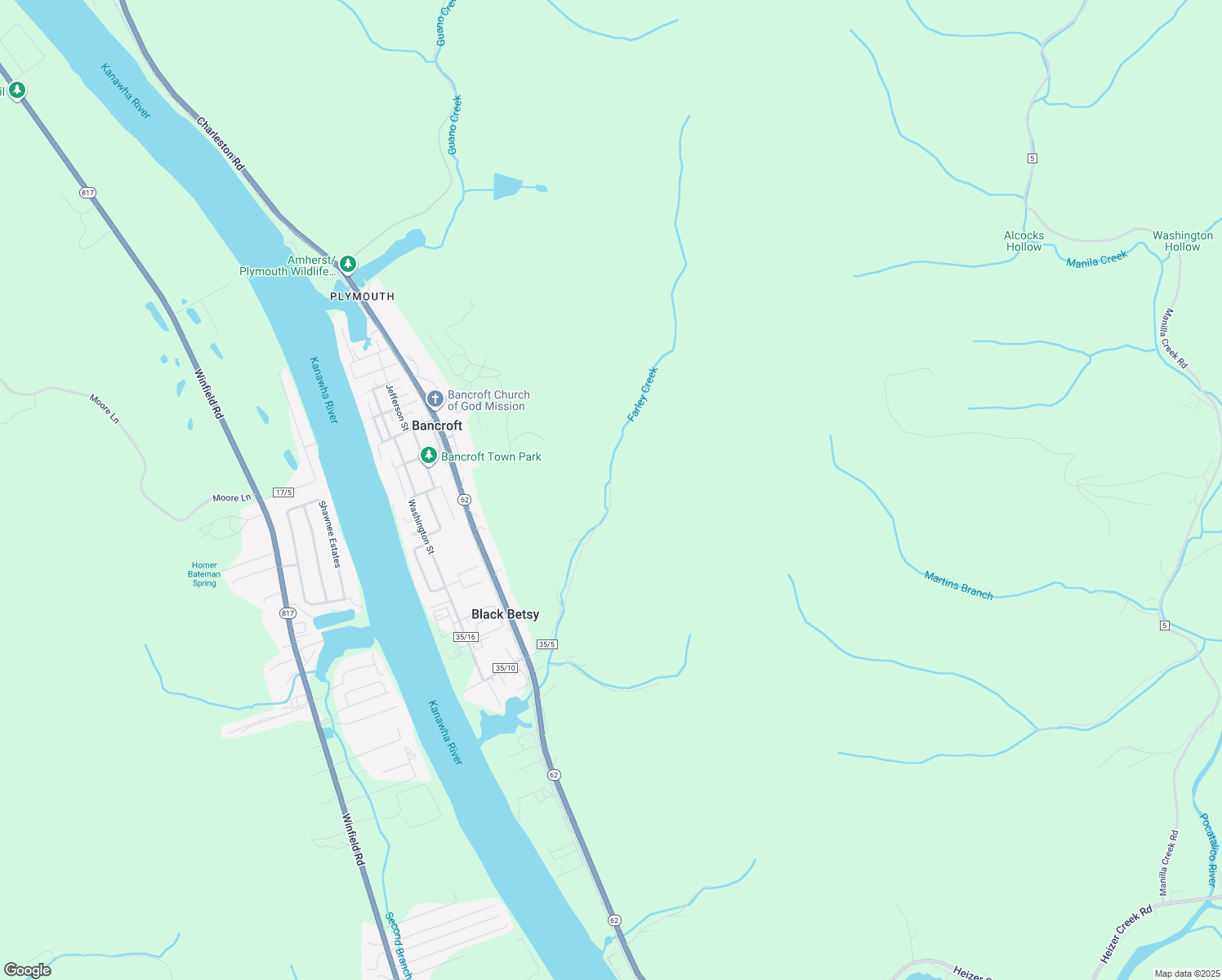 map of restaurants, bars, coffee shops, grocery stores, and more near Farley Hollow in Putnam County