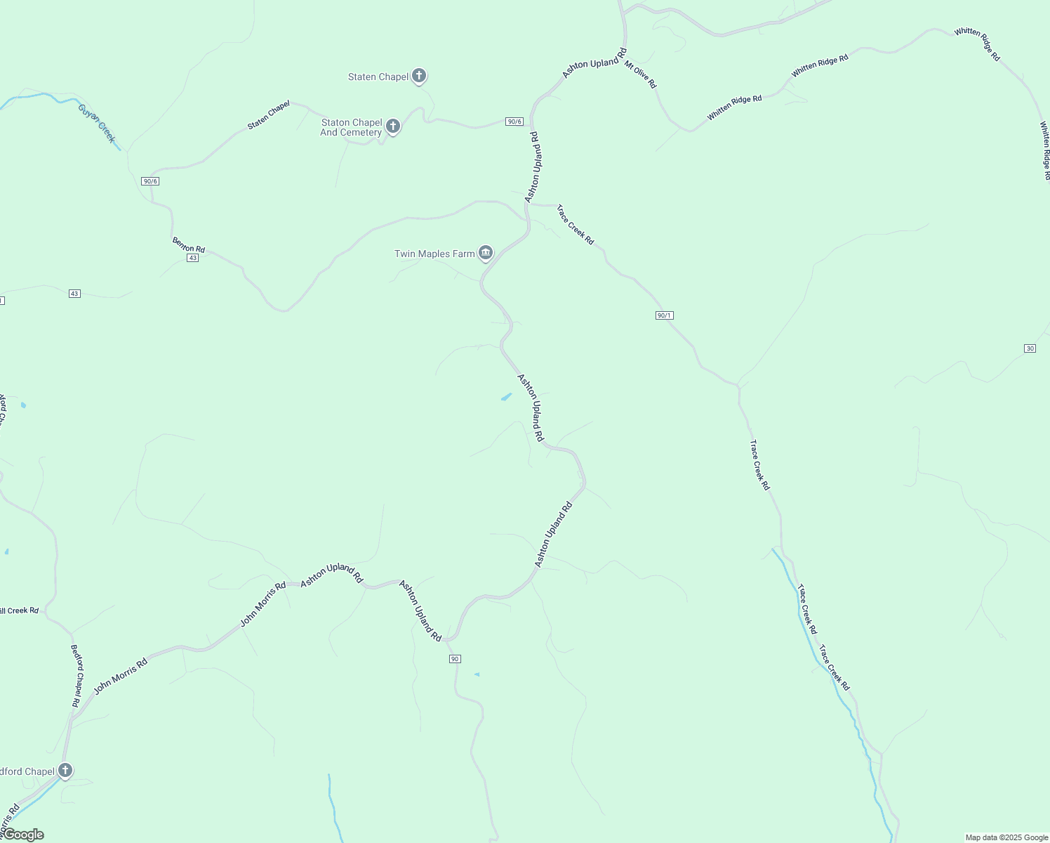 map of restaurants, bars, coffee shops, grocery stores, and more near County Route 90 in Milton