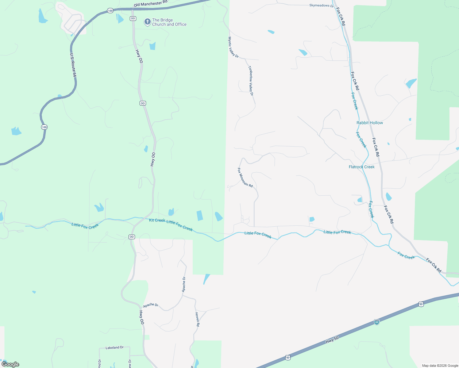 map of restaurants, bars, coffee shops, grocery stores, and more near 19111 Foxfire Forest Road in Wildwood