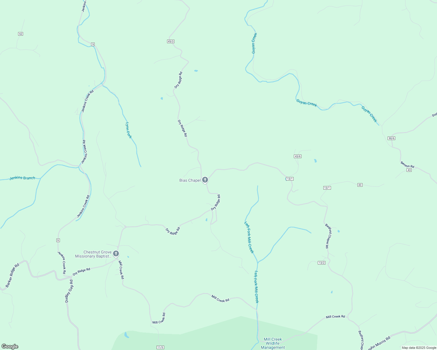 map of restaurants, bars, coffee shops, grocery stores, and more near 10654 Bedford Chapel Road in Milton