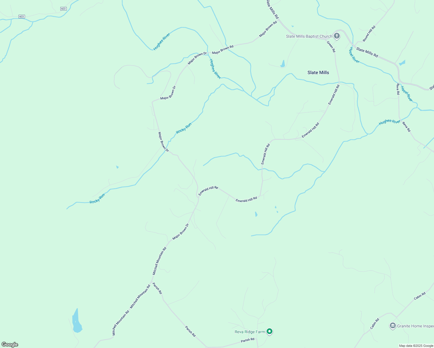 map of restaurants, bars, coffee shops, grocery stores, and more near 2177 Emerald Hill Road in Sperryville