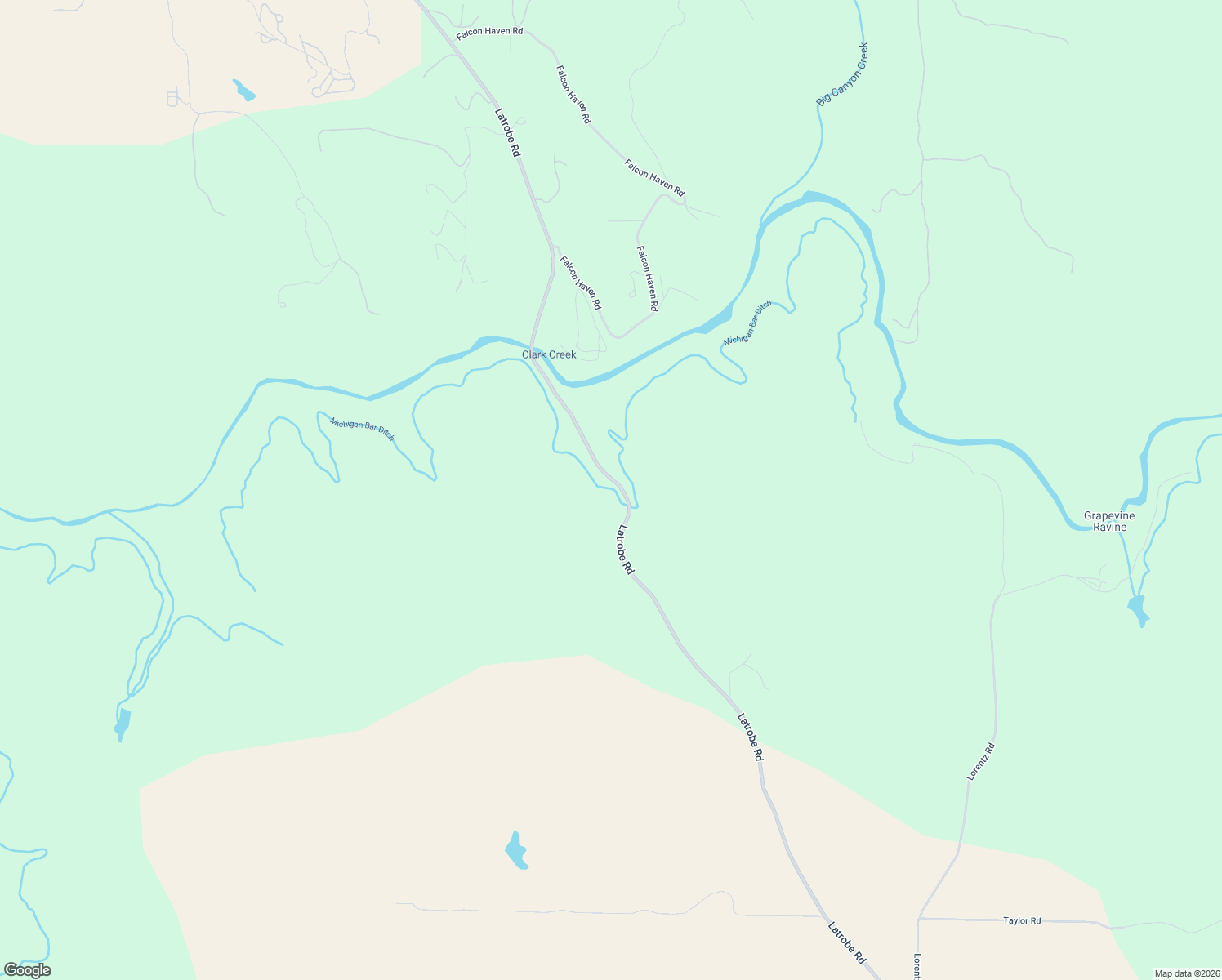 map of restaurants, bars, coffee shops, grocery stores, and more near 22800 Latrobe Road in Plymouth