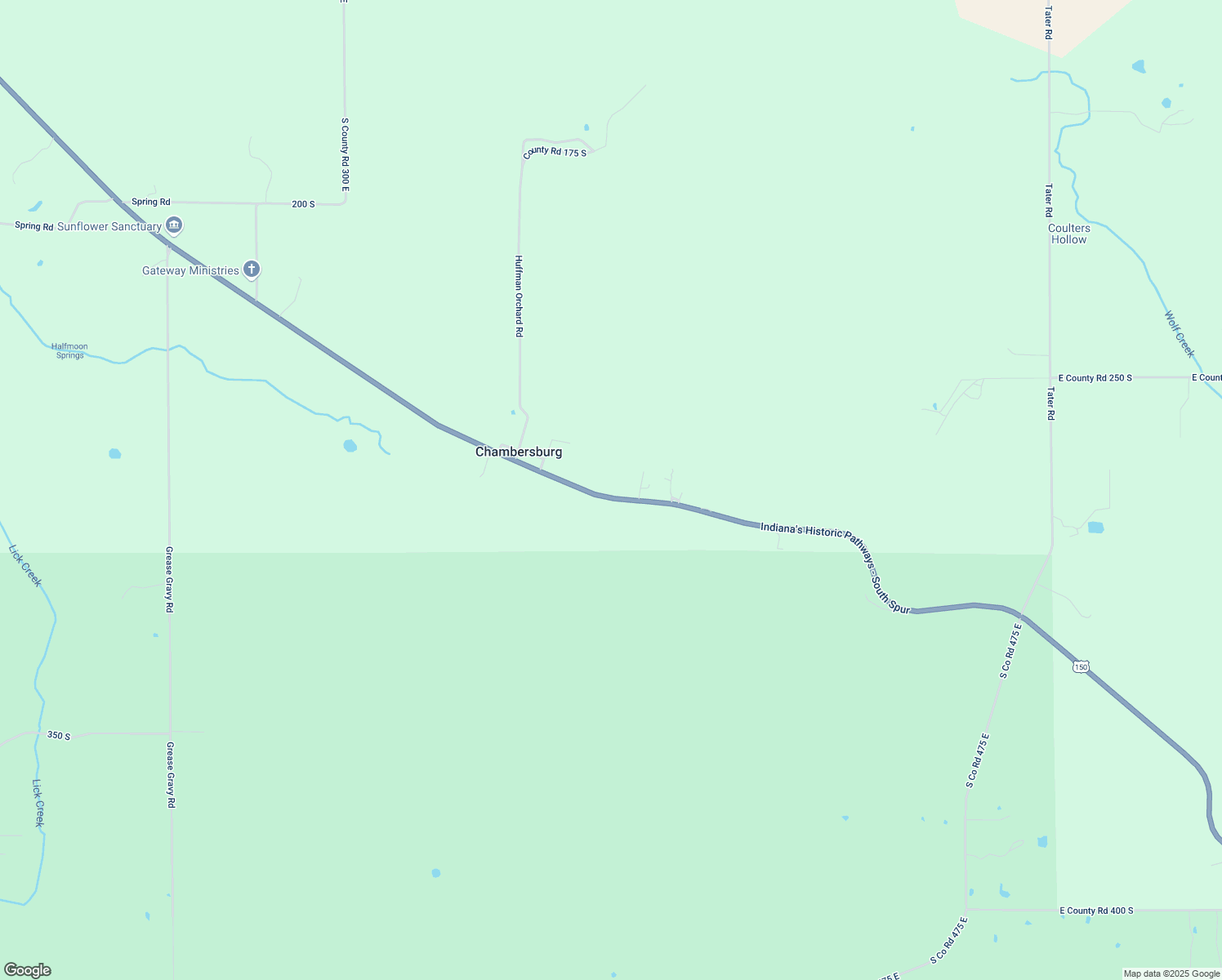 map of restaurants, bars, coffee shops, grocery stores, and more near 3798 U.S. 150 in Paoli