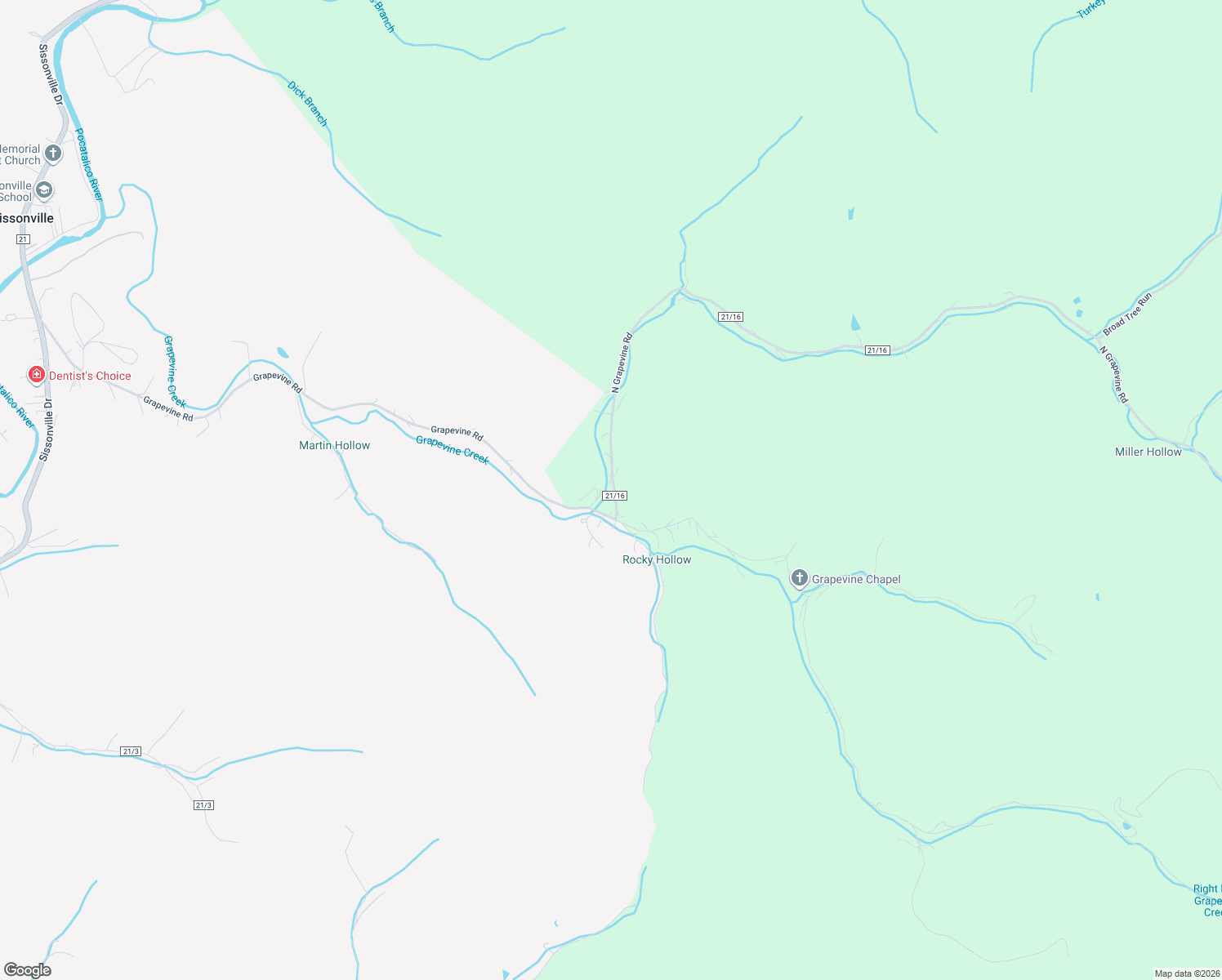 map of restaurants, bars, coffee shops, grocery stores, and more near 2135 North Grapevine Road in Charleston