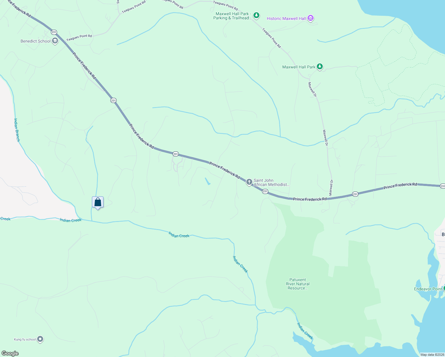 map of restaurants, bars, coffee shops, grocery stores, and more near 17123 Sweetwater Court in Hughesville
