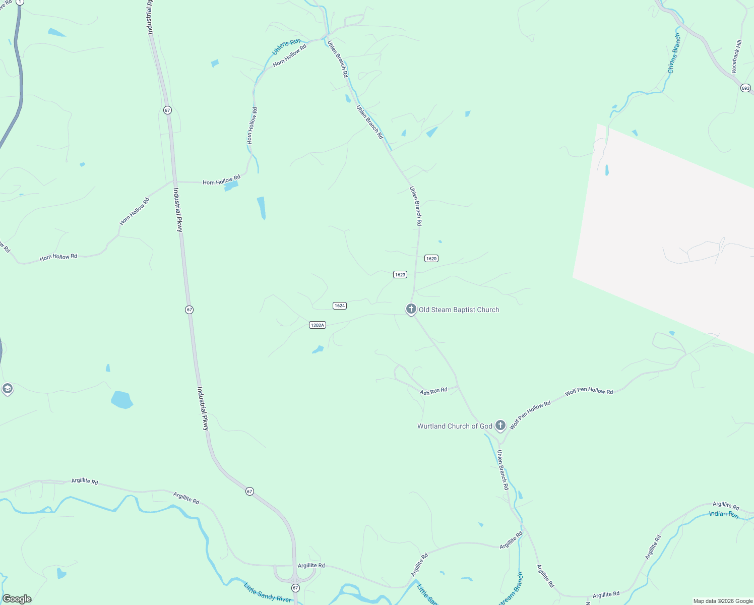 map of restaurants, bars, coffee shops, grocery stores, and more near 401 Hammer Mill Road in Greenup