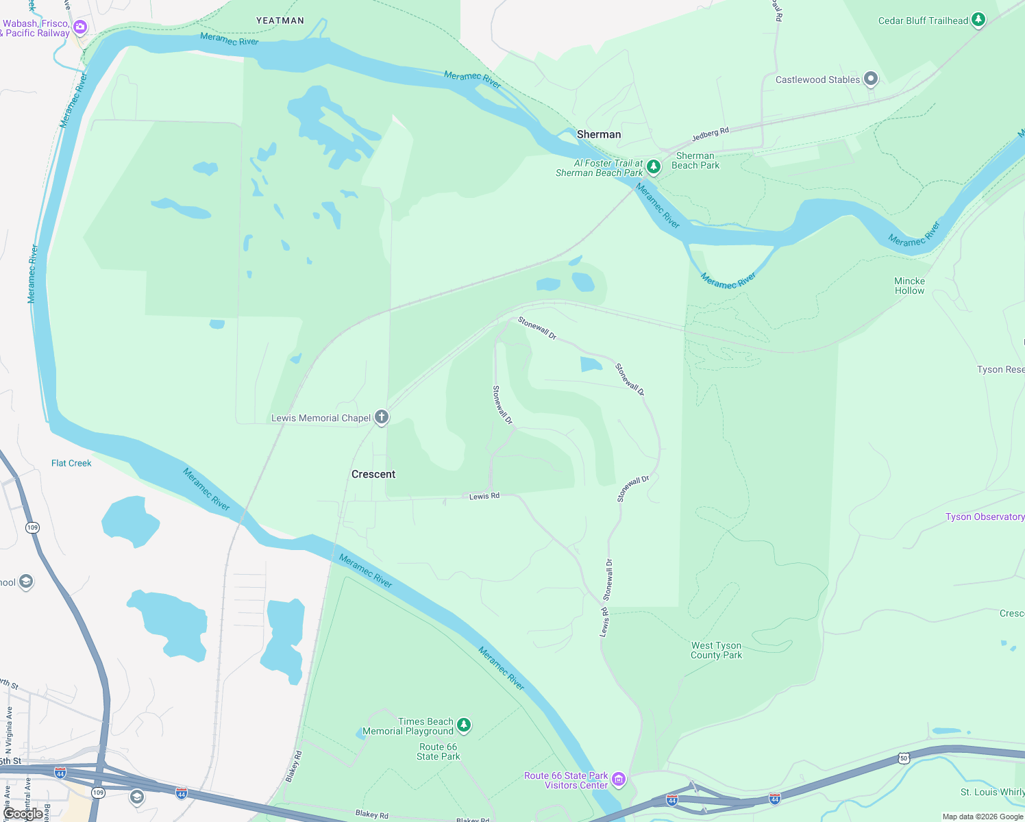 map of restaurants, bars, coffee shops, grocery stores, and more near 425 Stonewall Dr in Eureka