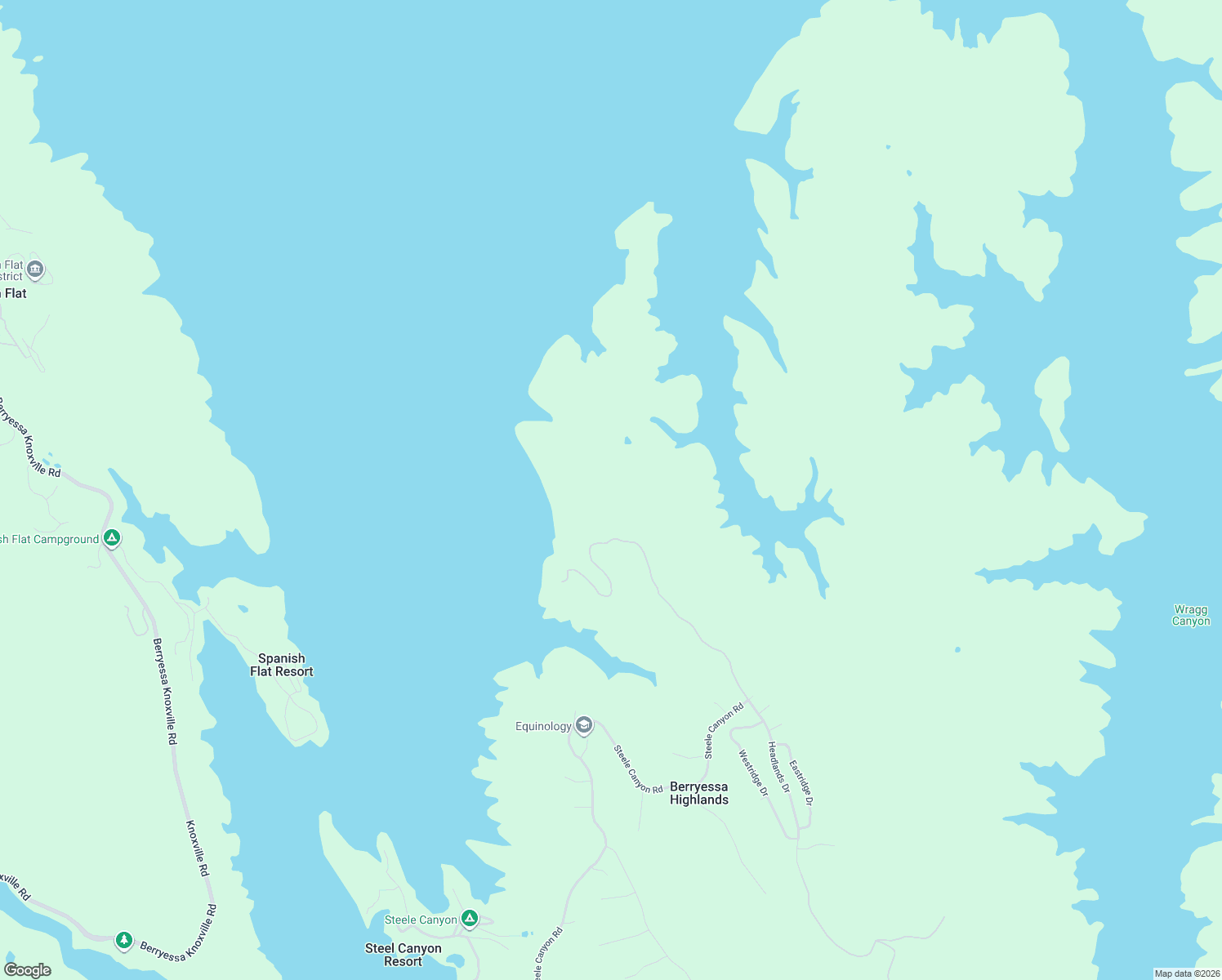 map of restaurants, bars, coffee shops, grocery stores, and more near 1001 Steele Canyon Road in Napa