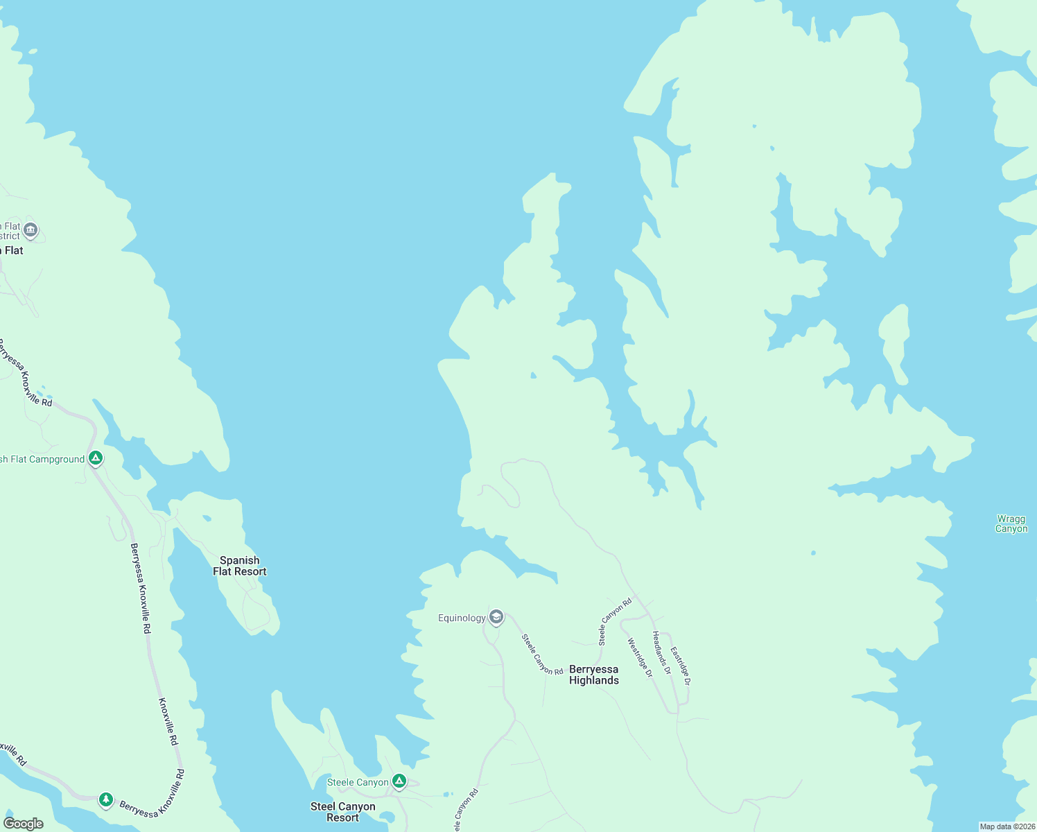map of restaurants, bars, coffee shops, grocery stores, and more near 1001 Steele Canyon Road in Napa