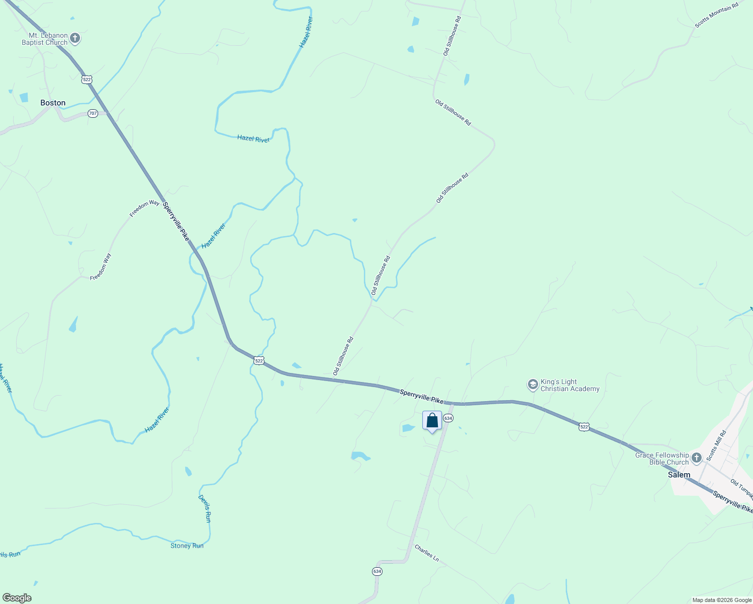 map of restaurants, bars, coffee shops, grocery stores, and more near 12322 State Route 646 in Boston