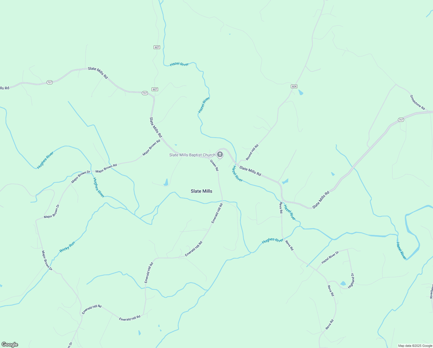 map of restaurants, bars, coffee shops, grocery stores, and more near 28 Green Road in Sperryville