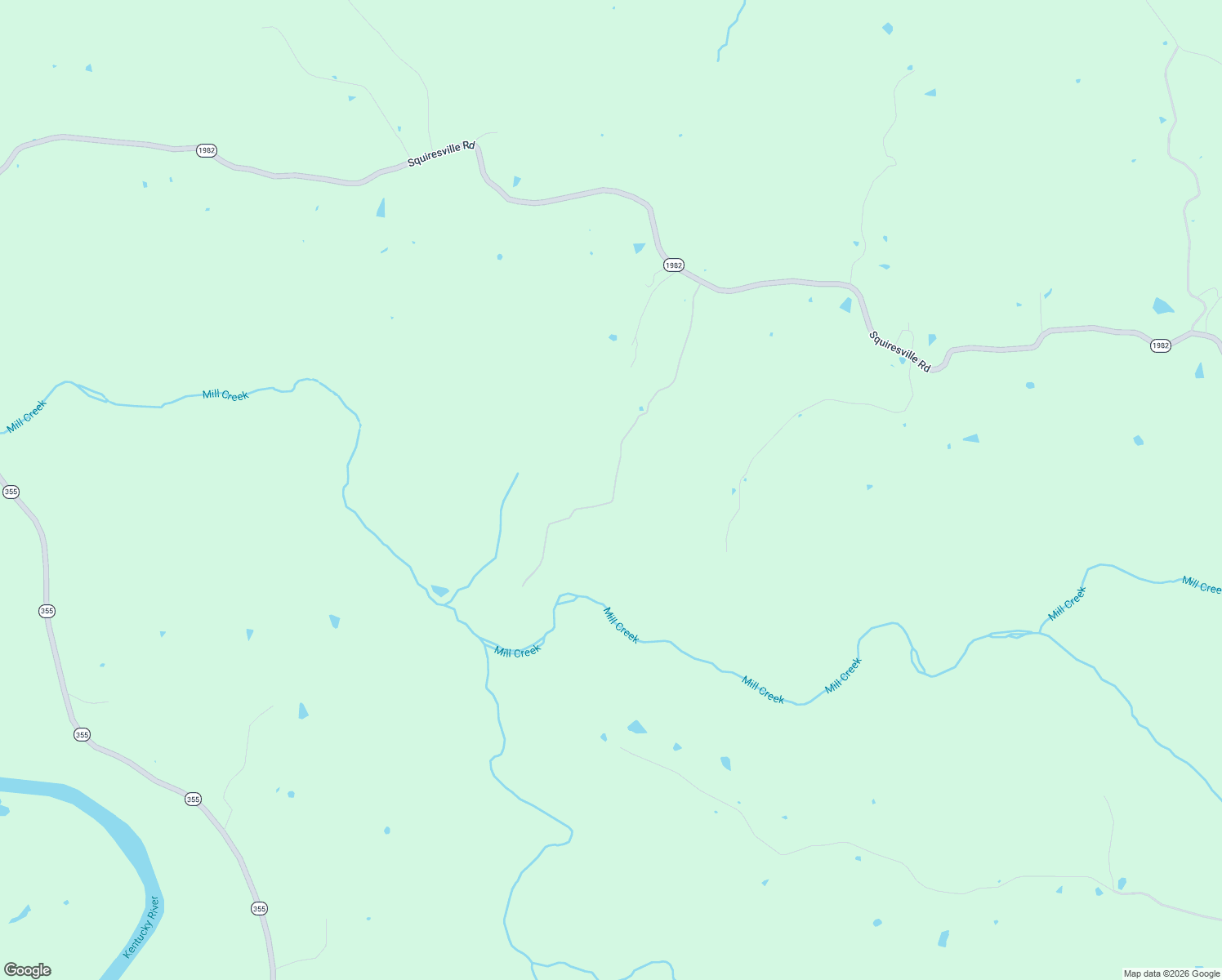 map of restaurants, bars, coffee shops, grocery stores, and more near 4634 Squiresville Road in Owenton