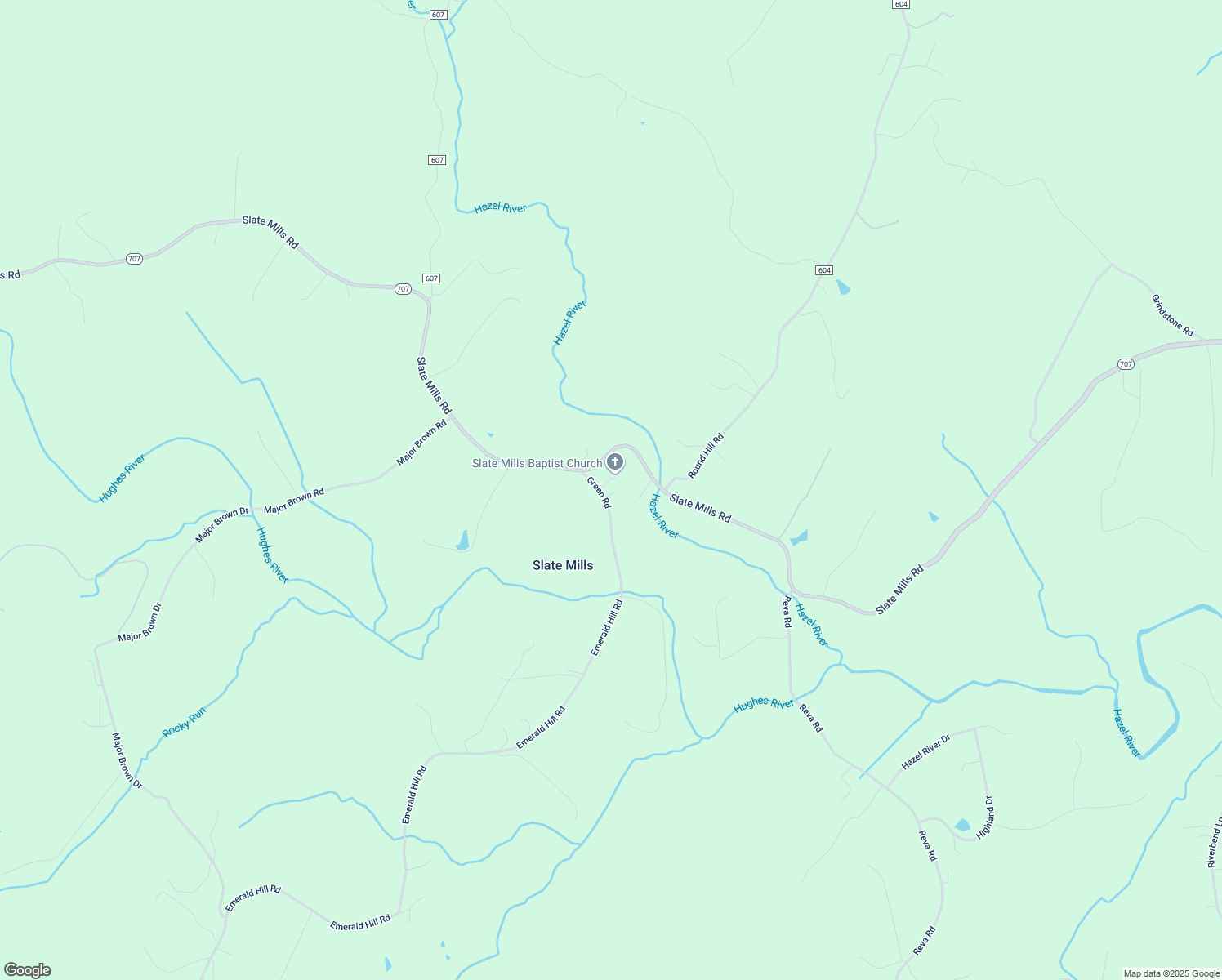 map of restaurants, bars, coffee shops, grocery stores, and more near 21 Green Road in Sperryville