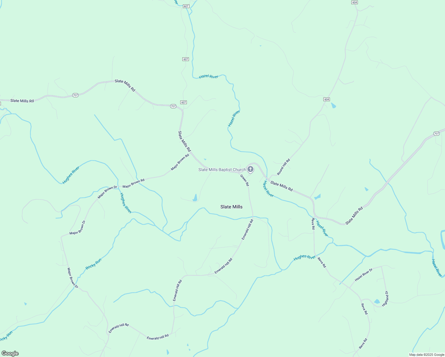 map of restaurants, bars, coffee shops, grocery stores, and more near 3713 Slate Mills Road in Sperryville