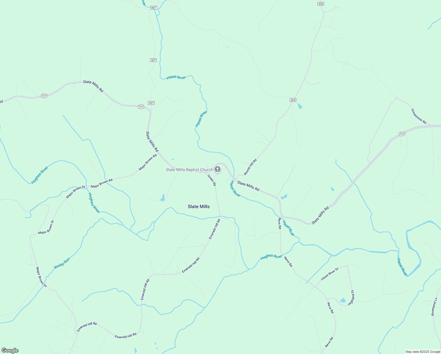 map of restaurants, bars, coffee shops, grocery stores, and more near 21 Green Road in Sperryville