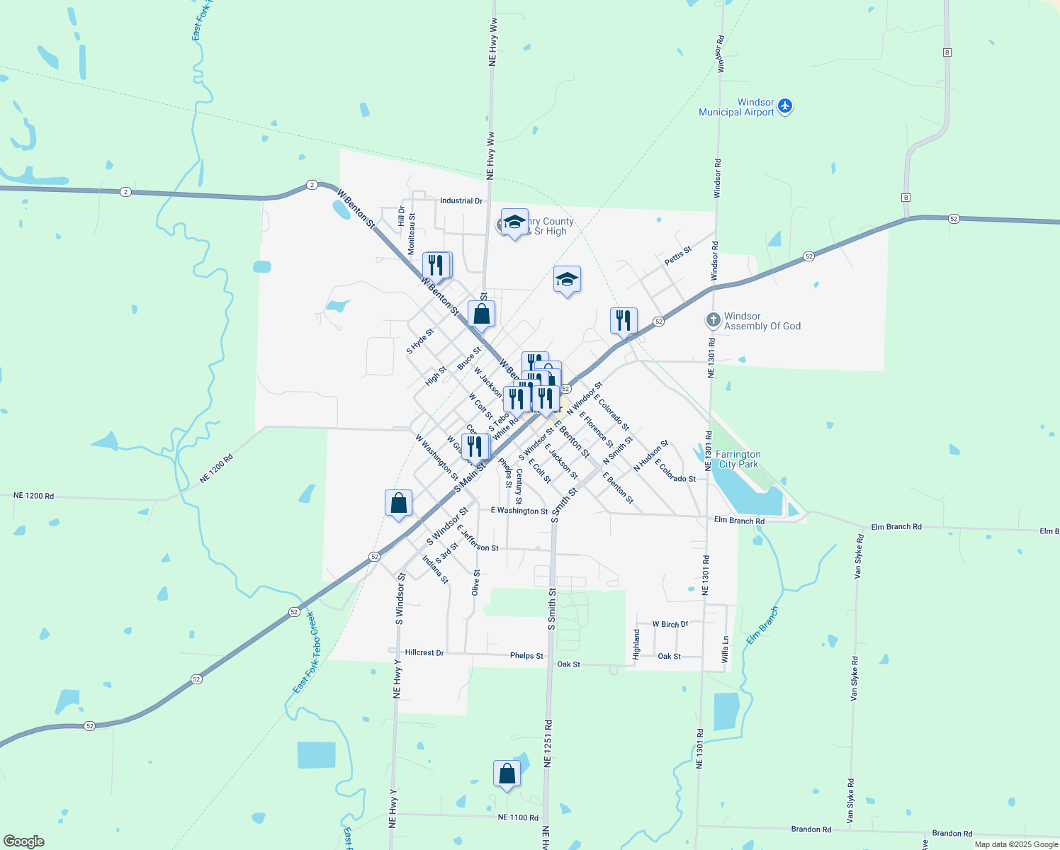 106 East Jackson Street, Windsor MO Walk Score