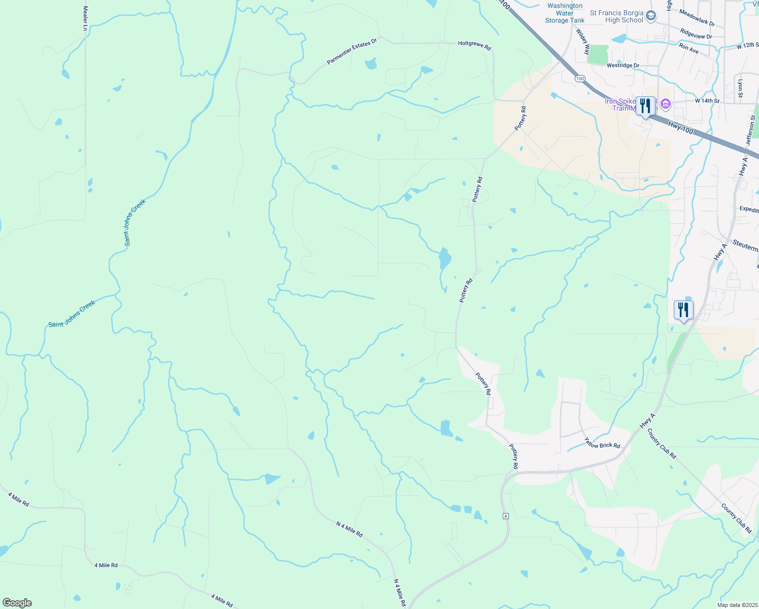 map of restaurants, bars, coffee shops, grocery stores, and more near 1131 Ecko Lane in Washington