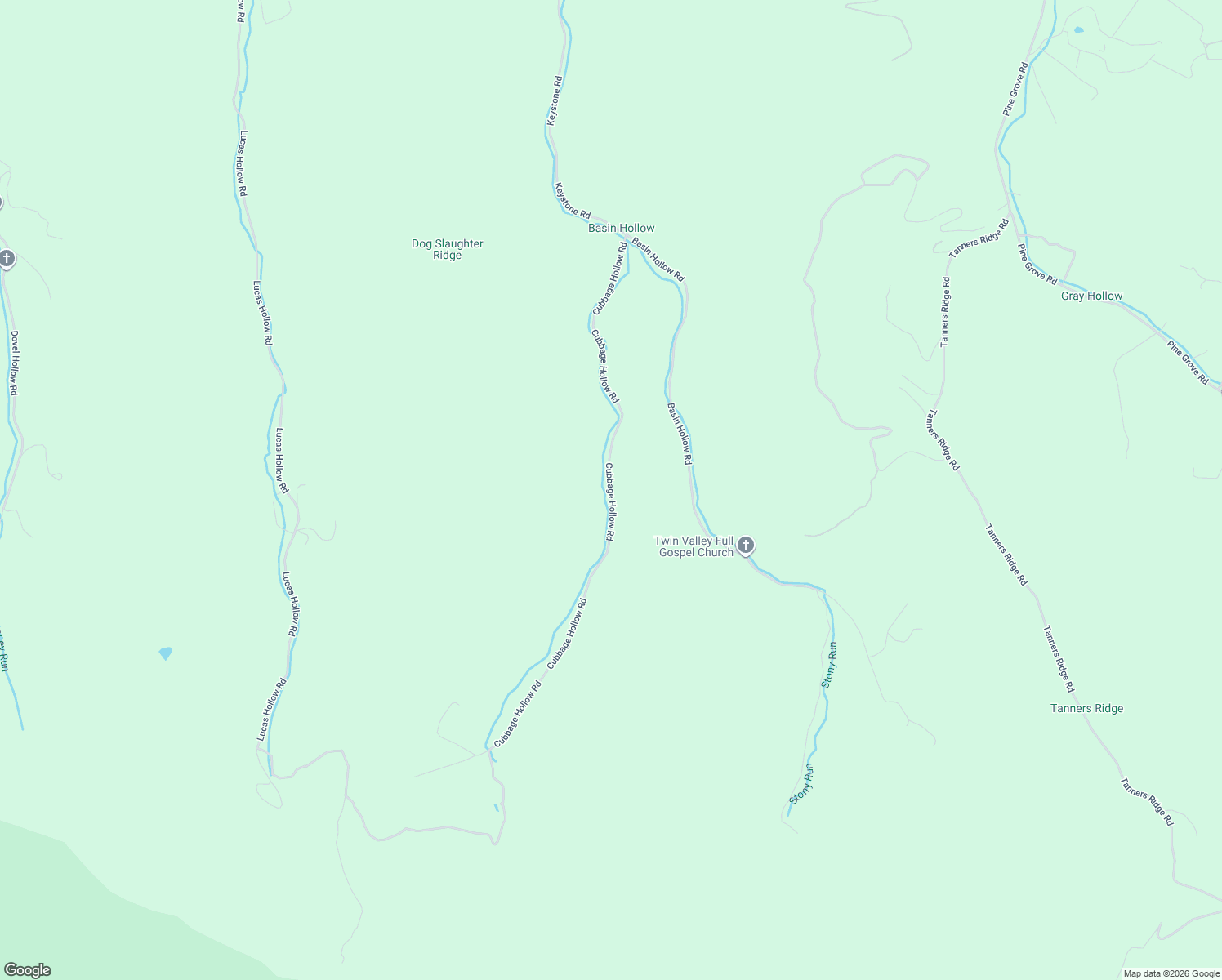 map of restaurants, bars, coffee shops, grocery stores, and more near 1030-1374 Cubbage Hollow Road in Stanley