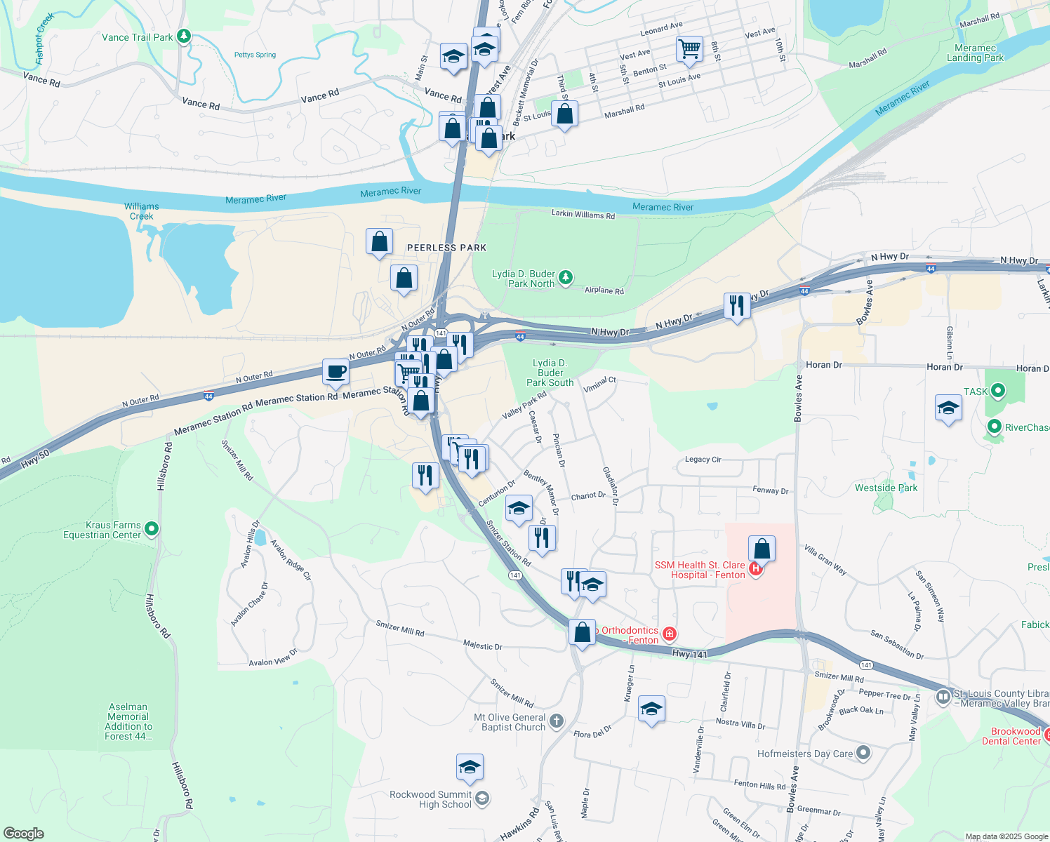 2017 Cleopatra Drive, Fenton MO Walk Score