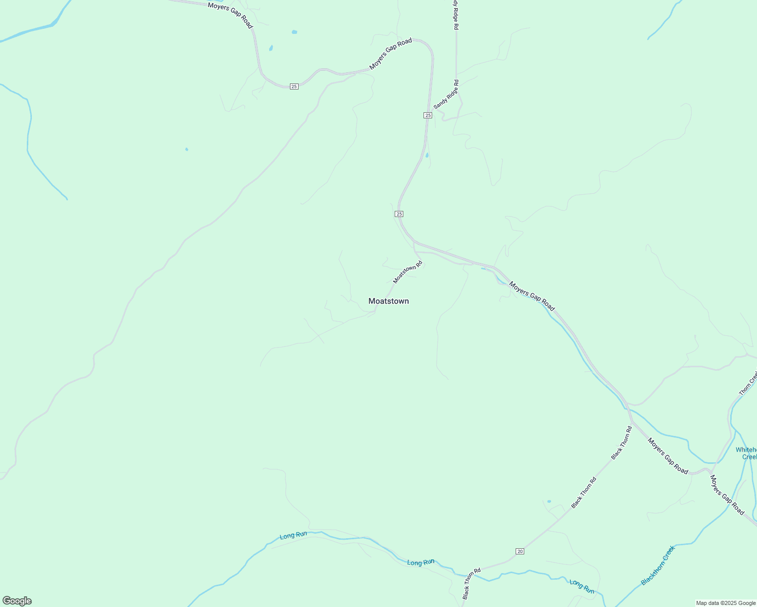 map of restaurants, bars, coffee shops, grocery stores, and more near Moatstown Road in Pendleton County