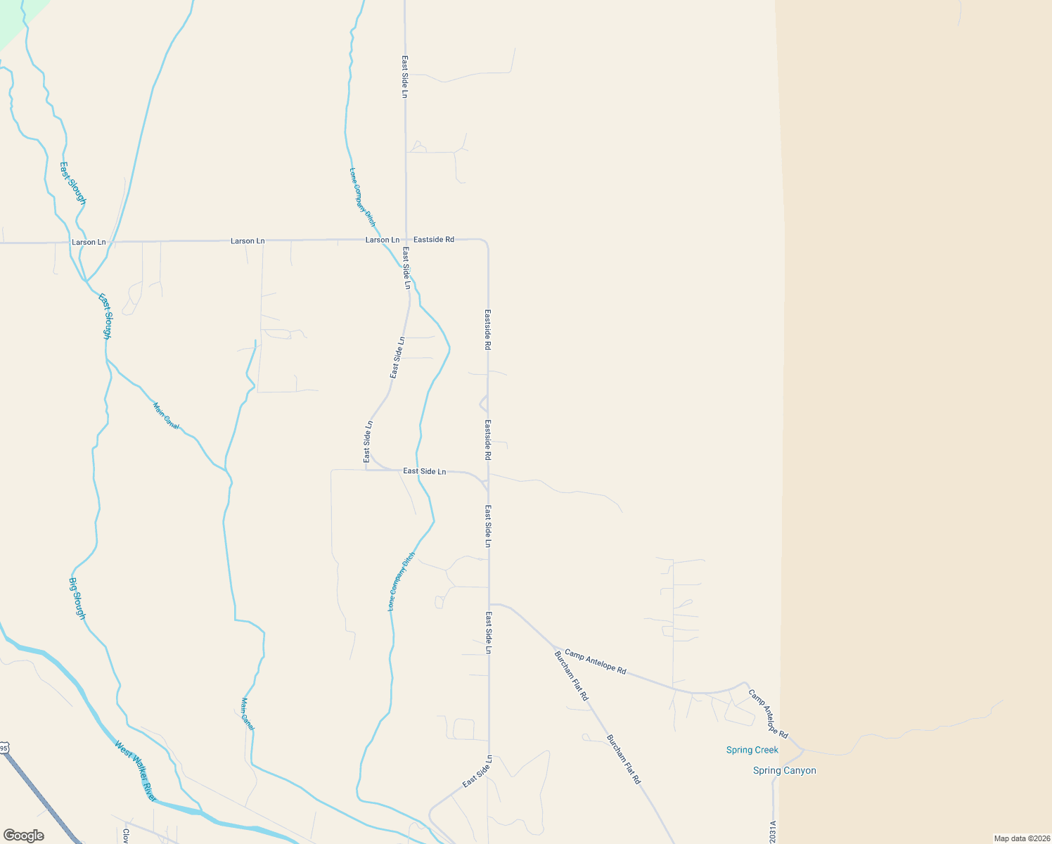 map of restaurants, bars, coffee shops, grocery stores, and more near 865 Eastside Road in Coleville