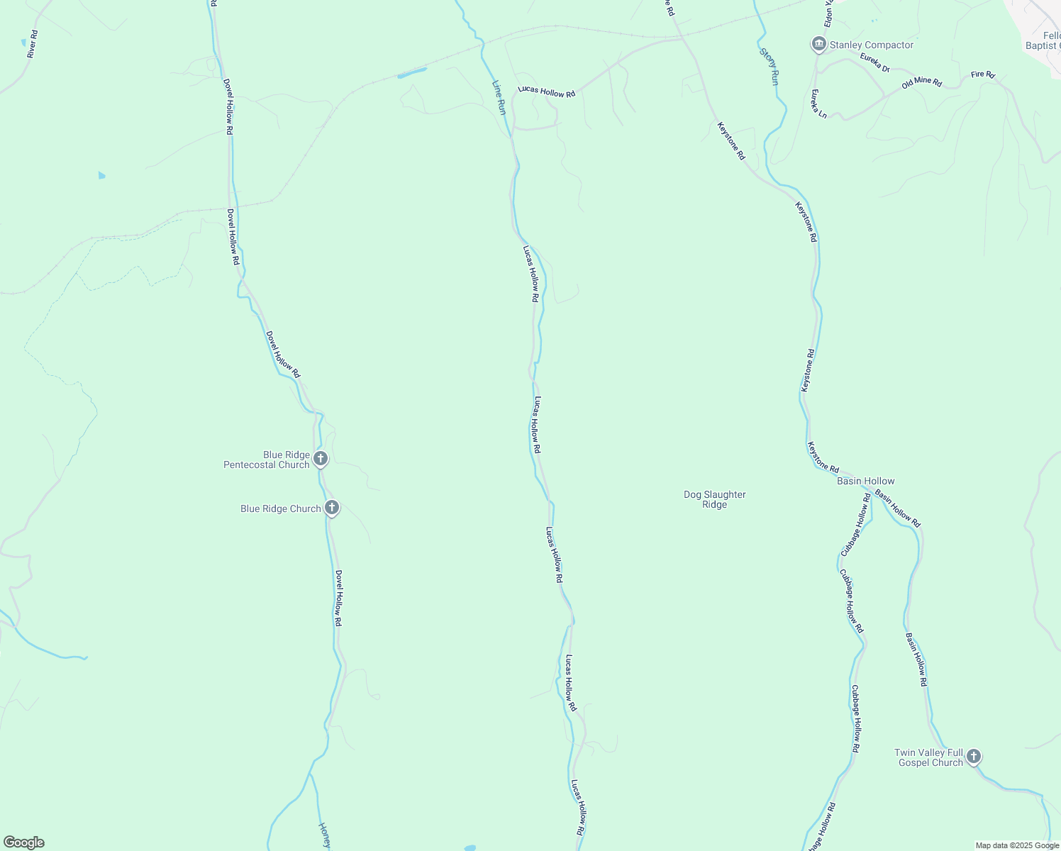map of restaurants, bars, coffee shops, grocery stores, and more near 1858 Lucas Hollow Road in Stanley
