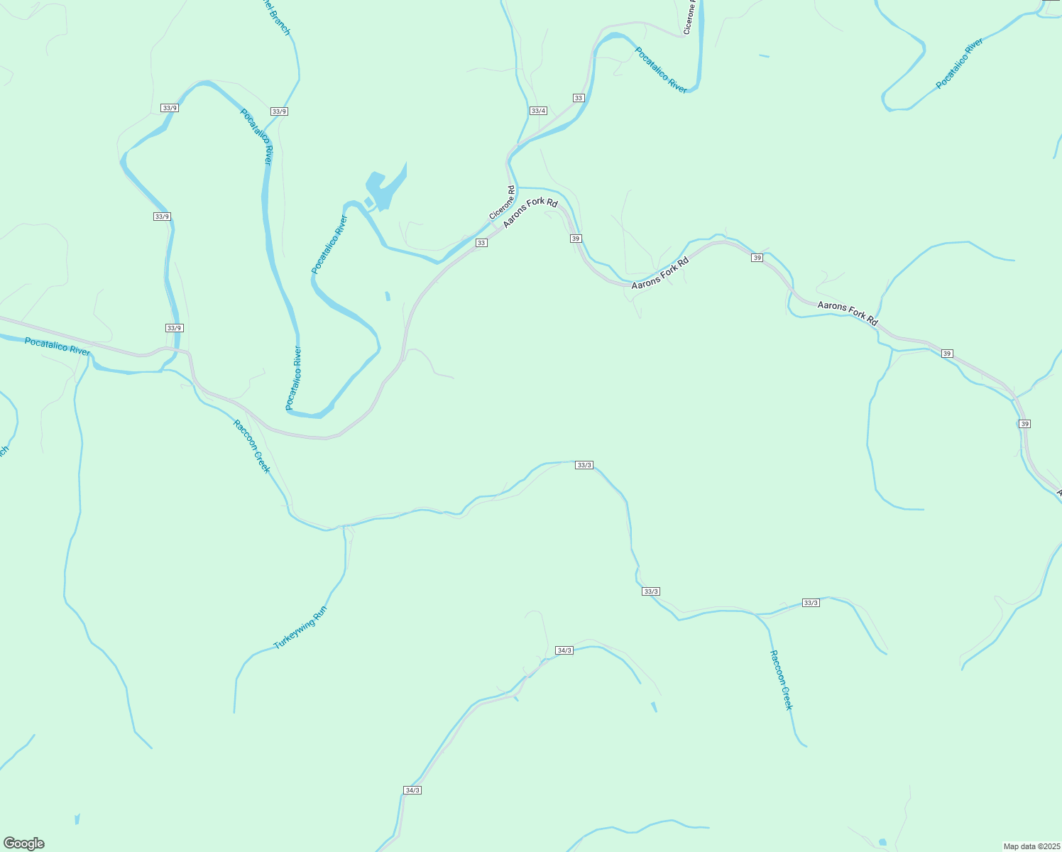 map of restaurants, bars, coffee shops, grocery stores, and more near Coon Creek Road in Charleston