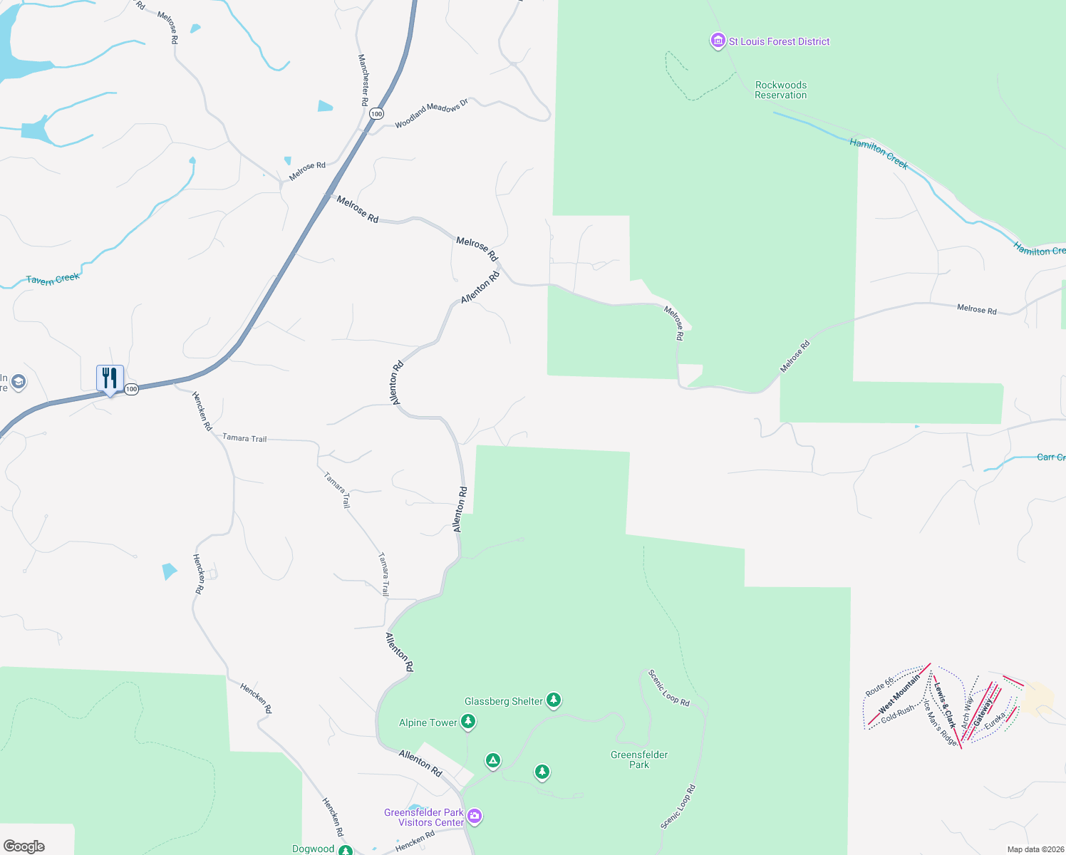 map of restaurants, bars, coffee shops, grocery stores, and more near 3832 Shiloh Acres Trail in Pacific