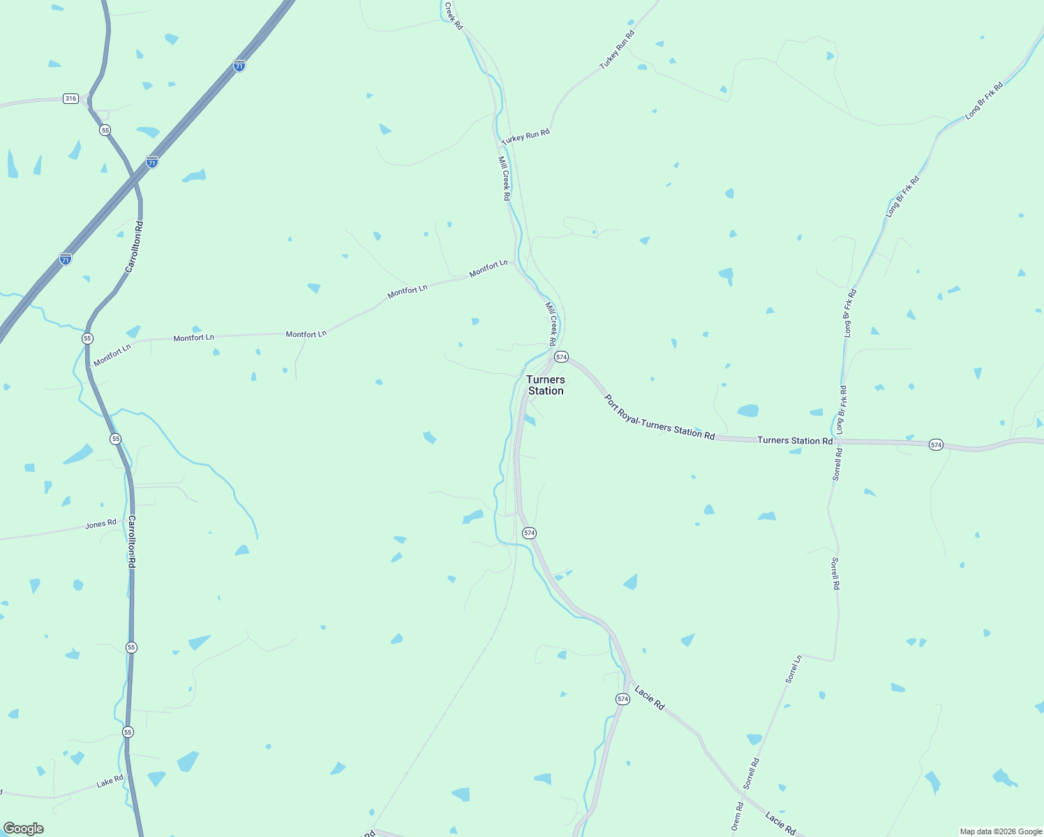 map of restaurants, bars, coffee shops, grocery stores, and more near 2nd Street in Turners Station