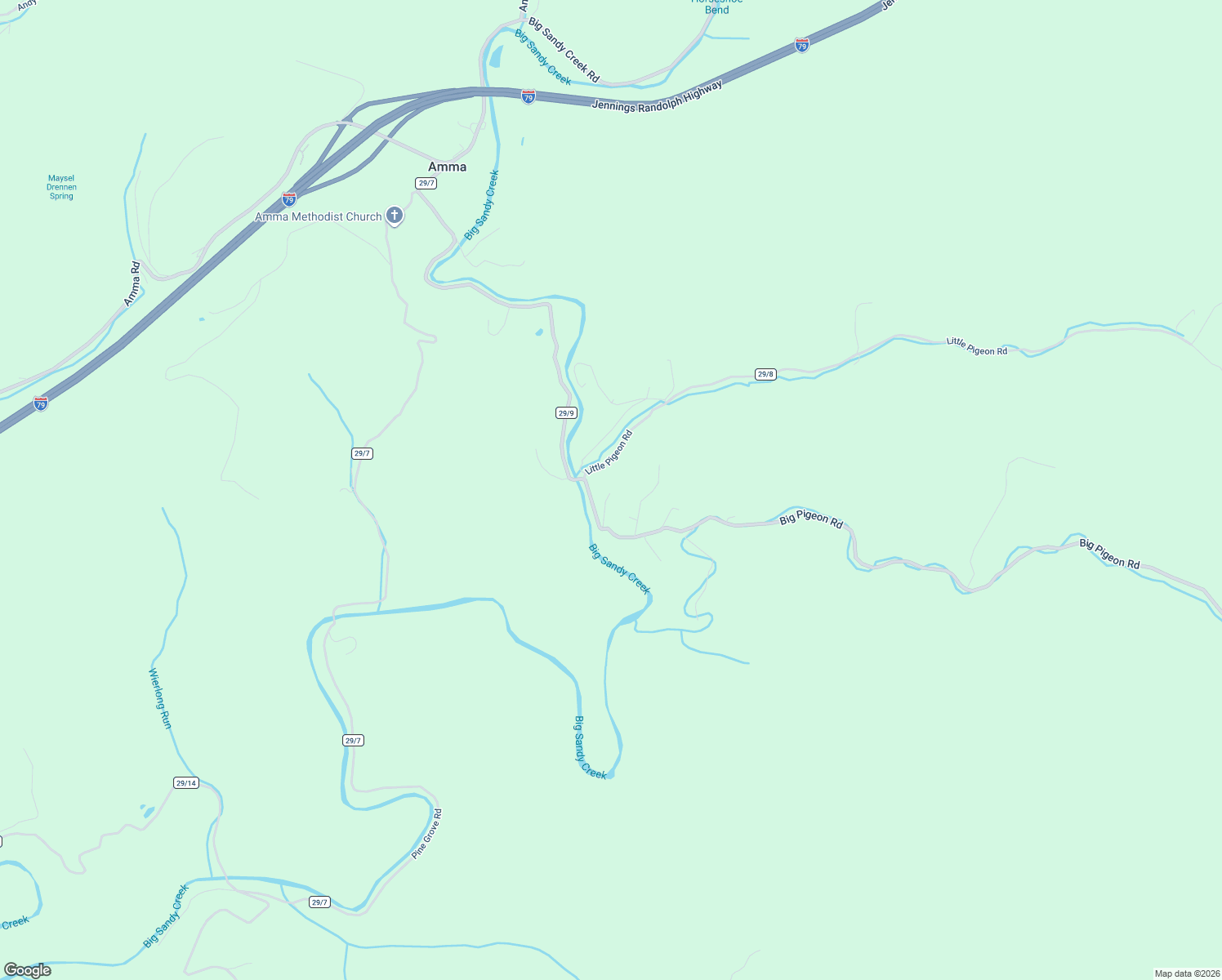 map of restaurants, bars, coffee shops, grocery stores, and more near 701 Big Pigeon Road in Pigeon
