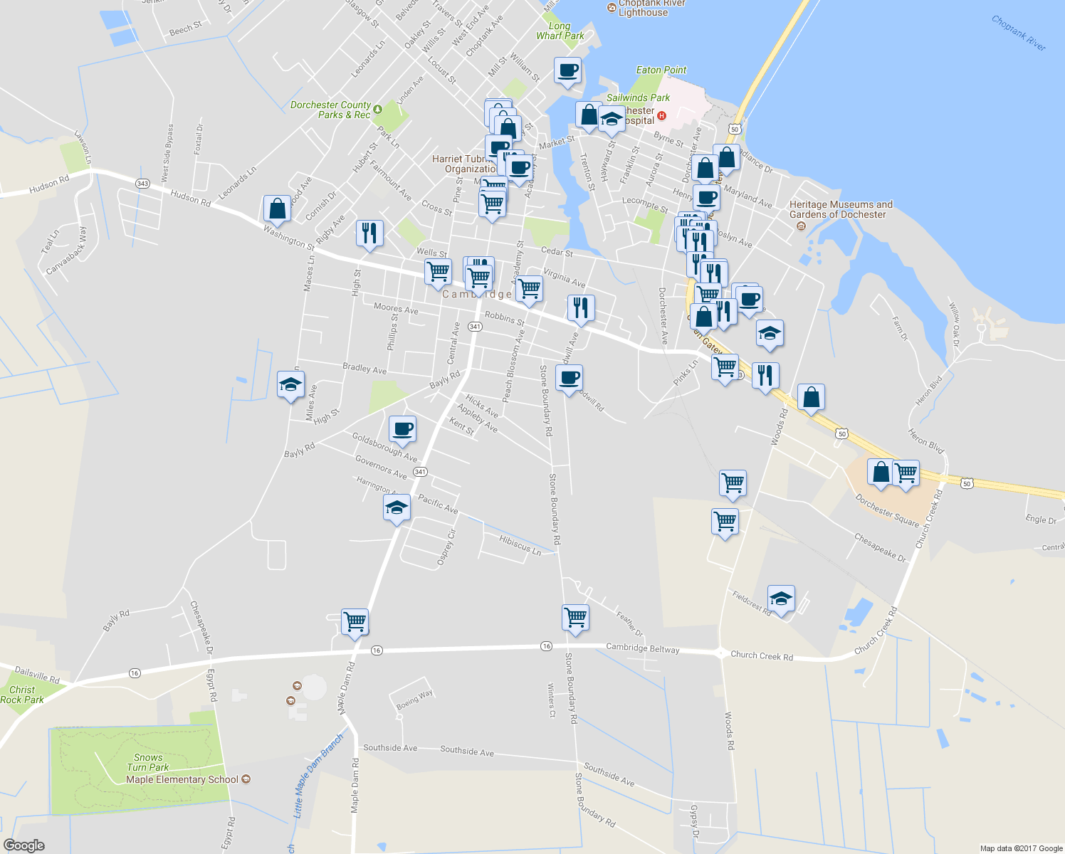 map of restaurants, bars, coffee shops, grocery stores, and more near 306 Shepherd Avenue in Cambridge