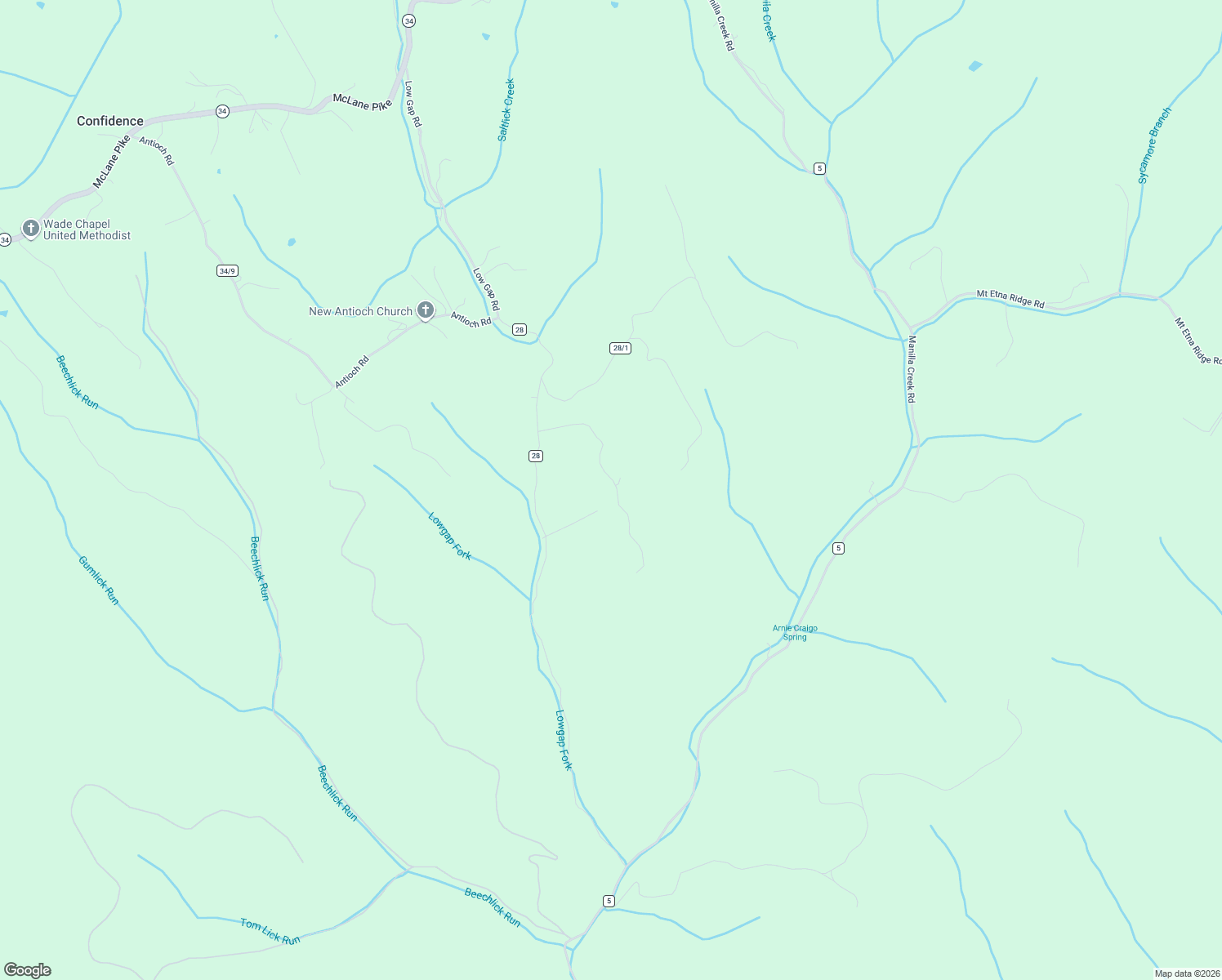 map of restaurants, bars, coffee shops, grocery stores, and more near 365 Cemetery _ Road in Red House