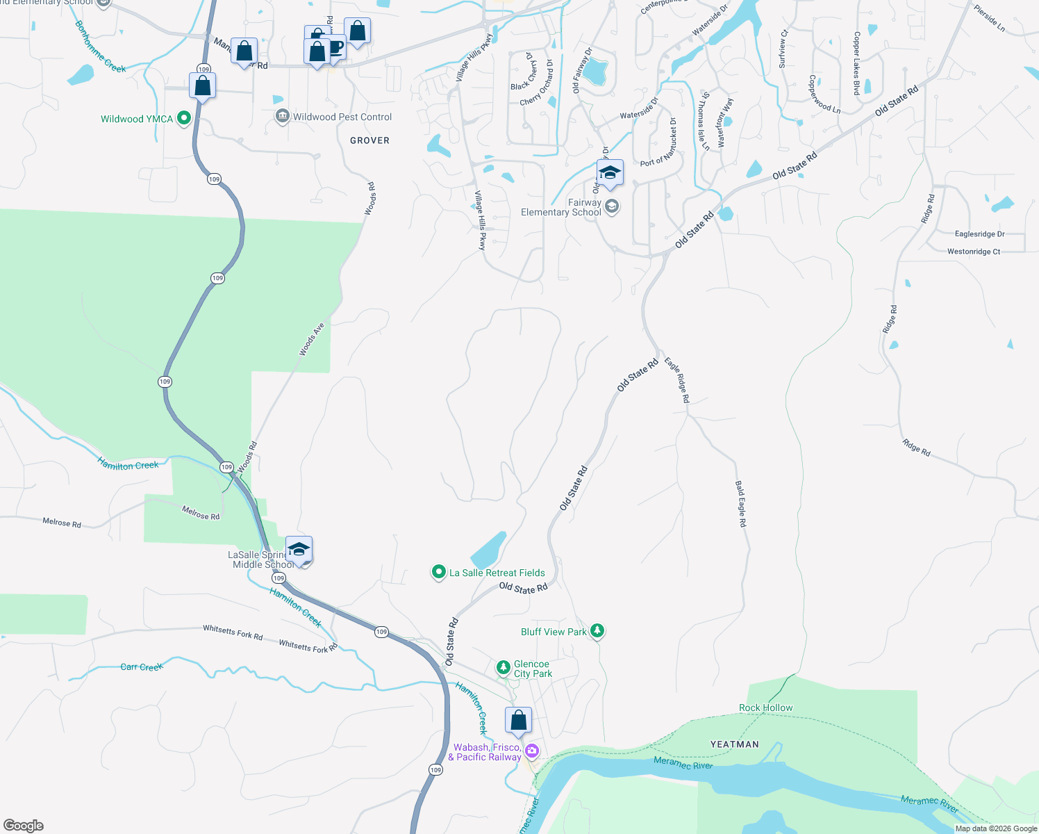 map of restaurants, bars, coffee shops, grocery stores, and more near 3365 Pine Cliff Road in Wildwood