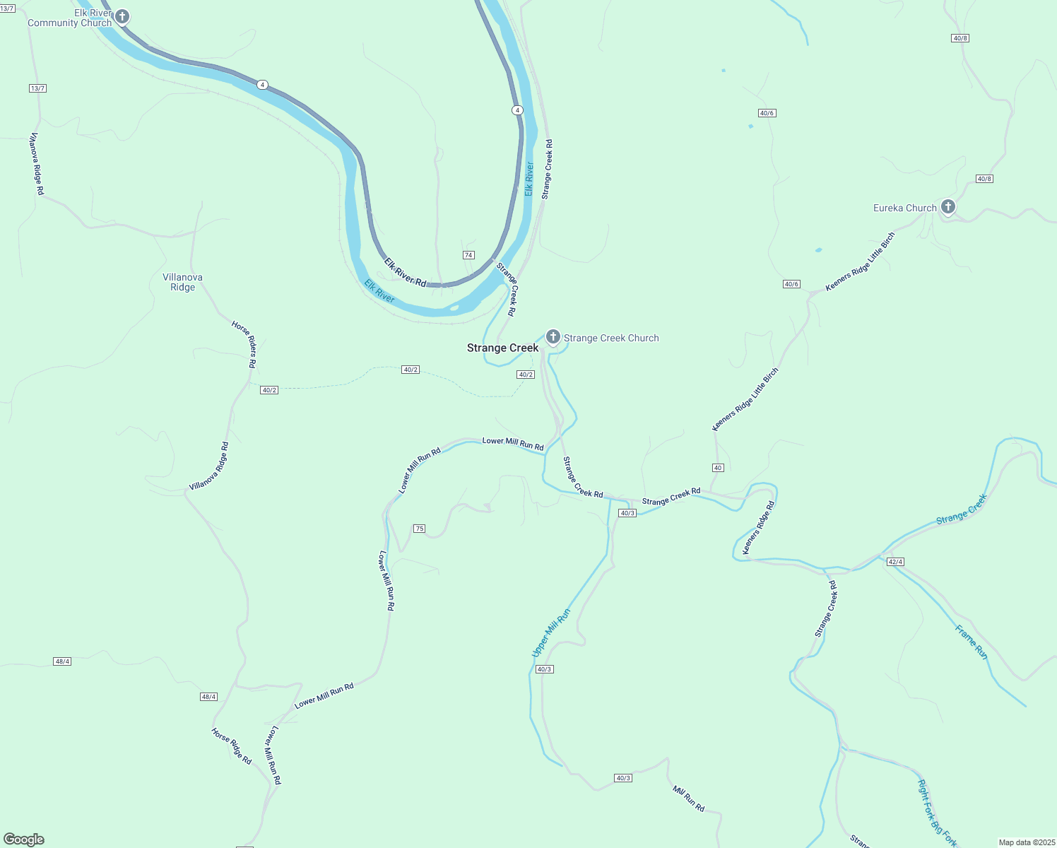 map of restaurants, bars, coffee shops, grocery stores, and more near 180 Mill Run Road in Braxton County