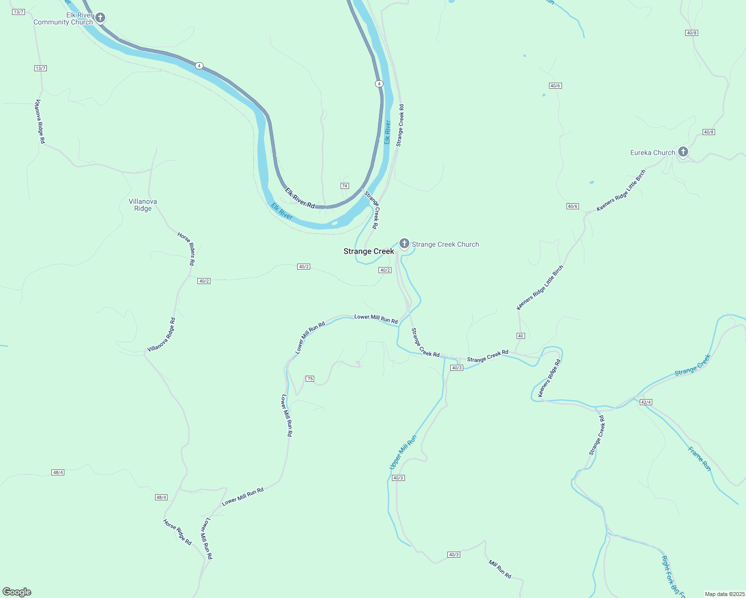 map of restaurants, bars, coffee shops, grocery stores, and more near 180 Mill Run Road in Duck
