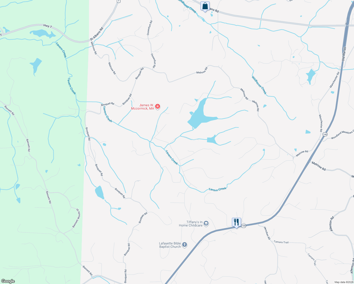 map of restaurants, bars, coffee shops, grocery stores, and more near 18558 Hawks Rest Court in Pacific