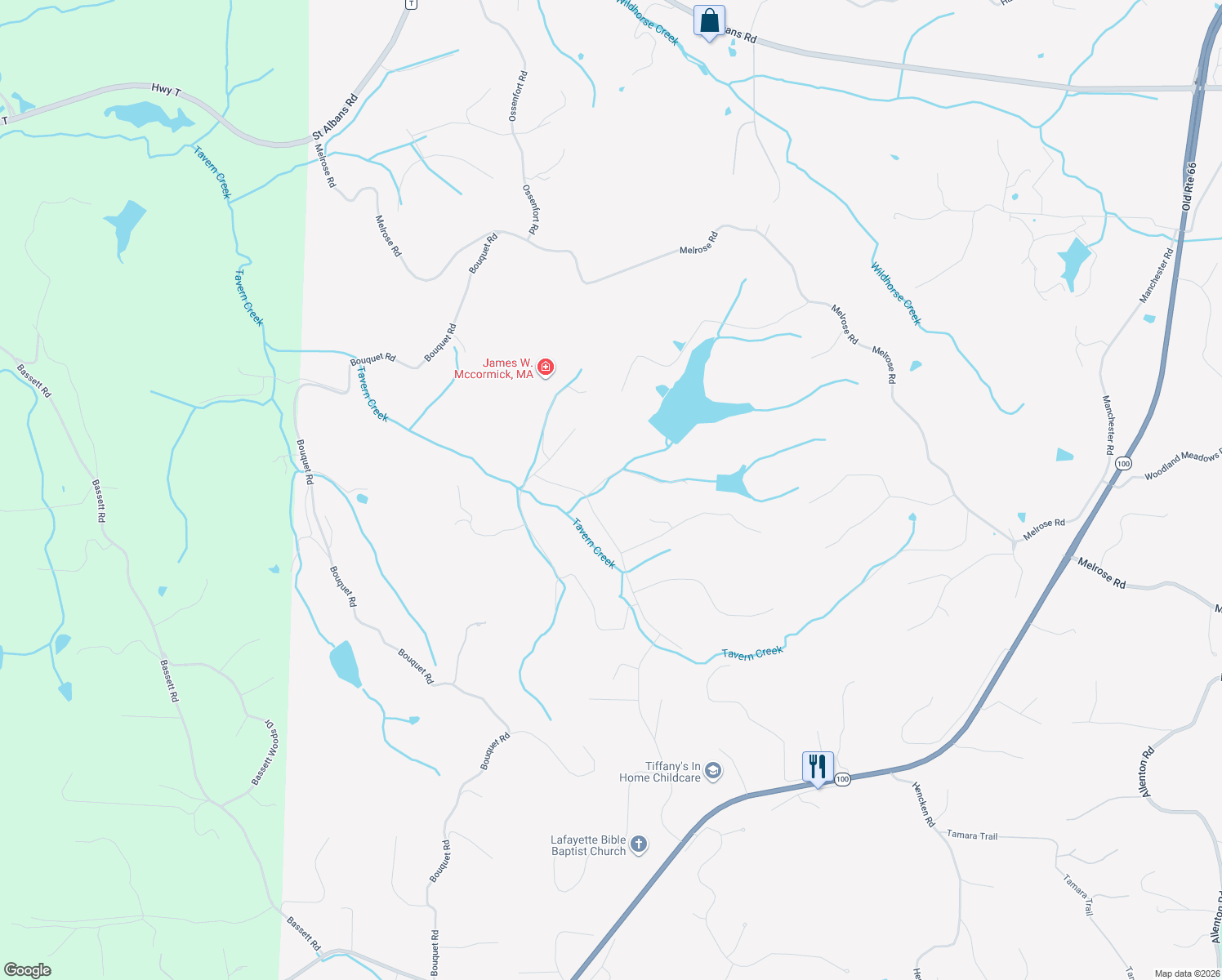 map of restaurants, bars, coffee shops, grocery stores, and more near 18558 Hawks Rest Court in Pacific