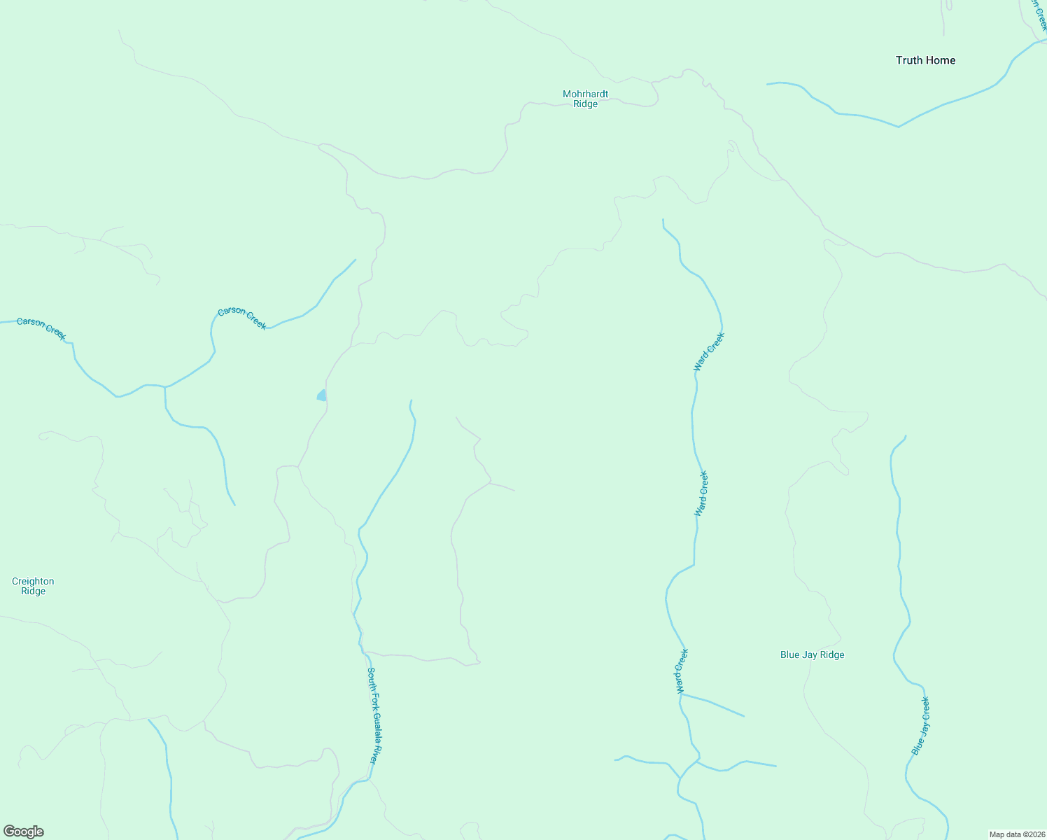 map of restaurants, bars, coffee shops, grocery stores, and more near 1405 Big Barn Road in Cazadero