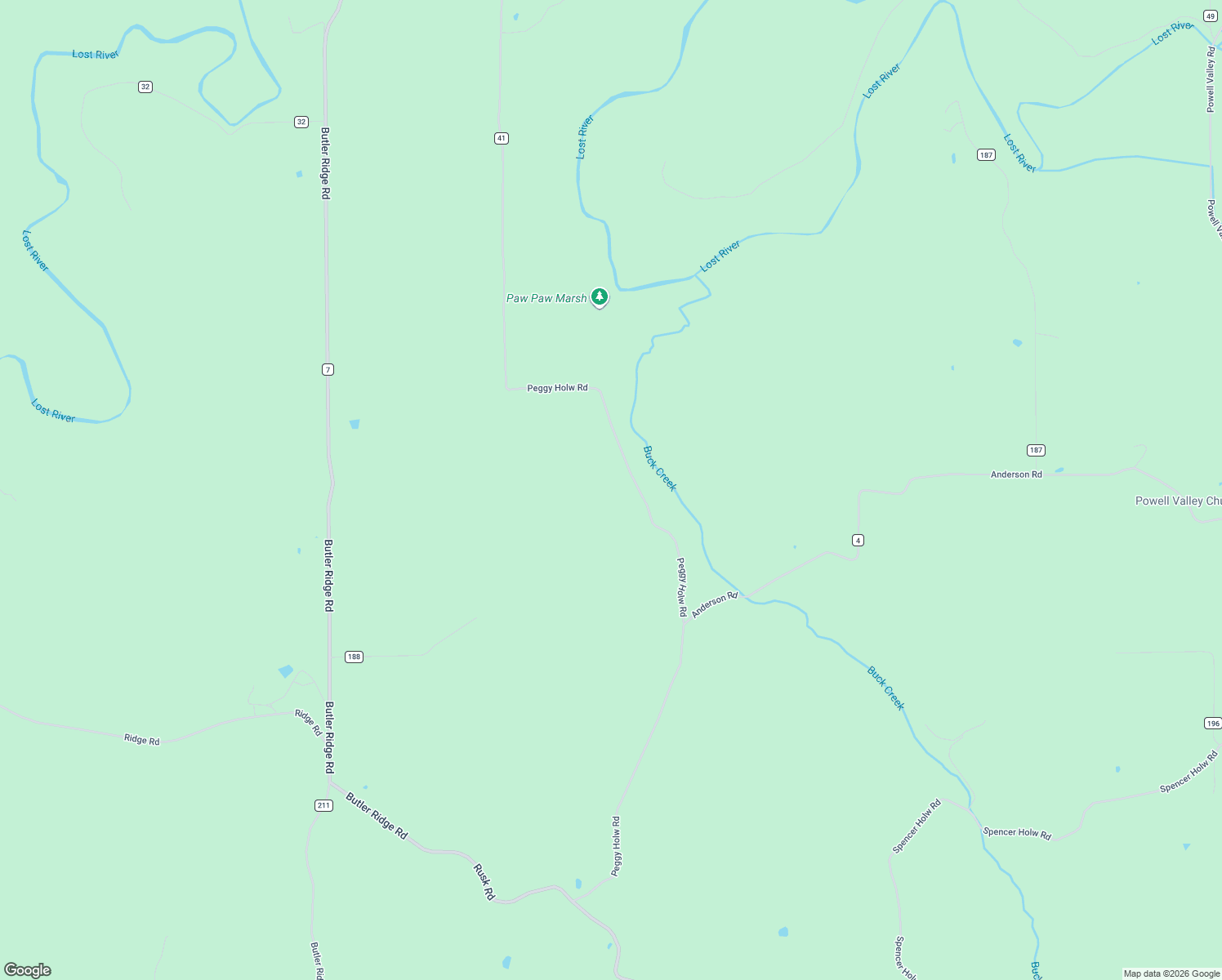 map of restaurants, bars, coffee shops, grocery stores, and more near County Road 41 in Shoals