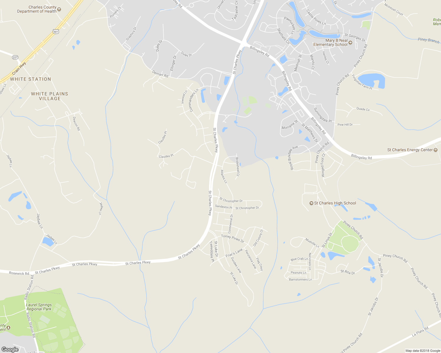 map of restaurants, bars, coffee shops, grocery stores, and more near 5149 Atlantis Lane in White Plains