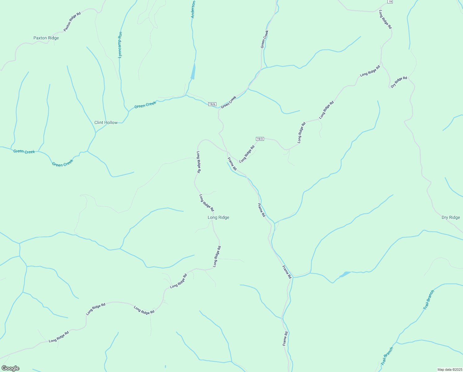 map of restaurants, bars, coffee shops, grocery stores, and more near Frame Road in Walton