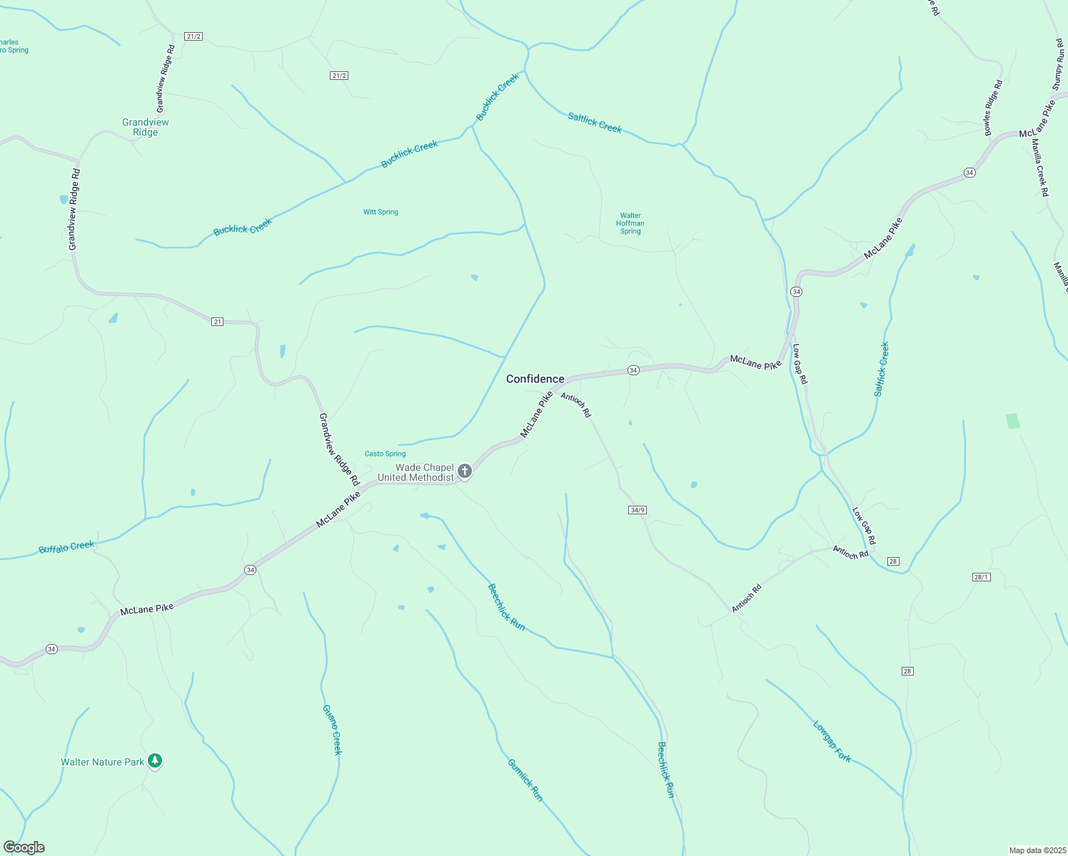 map of restaurants, bars, coffee shops, grocery stores, and more near 4772 McLane Pike in Red House